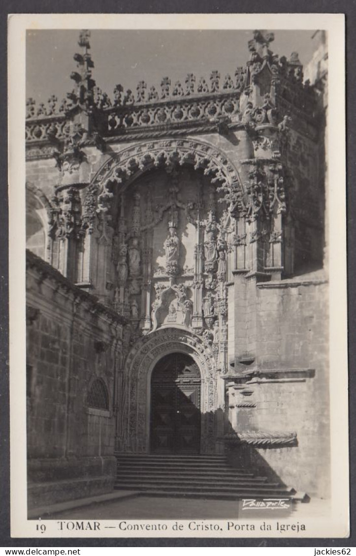 128545/ TOMAR, Convento De Cristo, Porta Da Igreja - Santarem