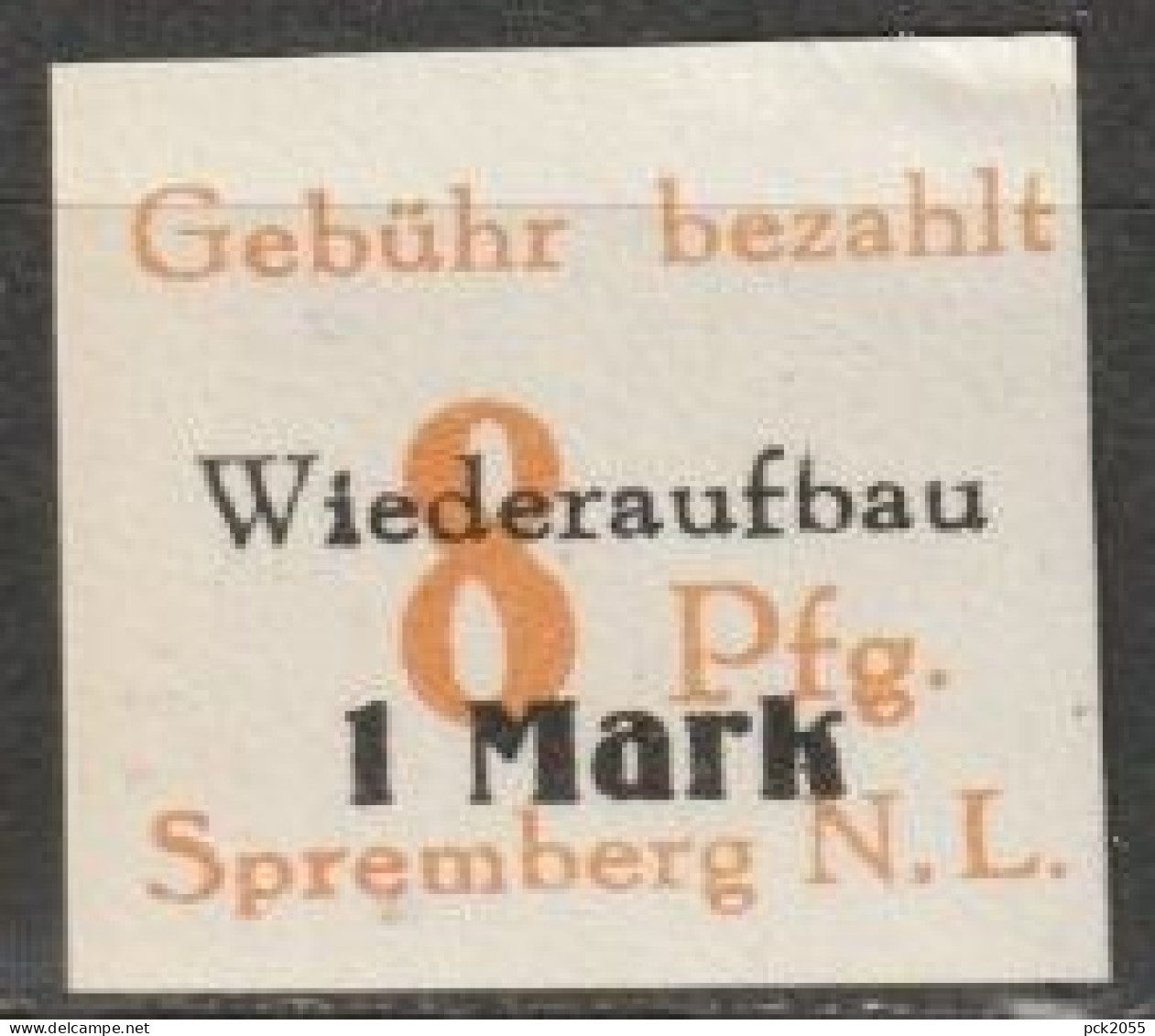 Spremberg 1946 MiNr.17B ** Postfrisch Wiederaufbau ( B 1413) Günstige Versandkosten - Ungebraucht