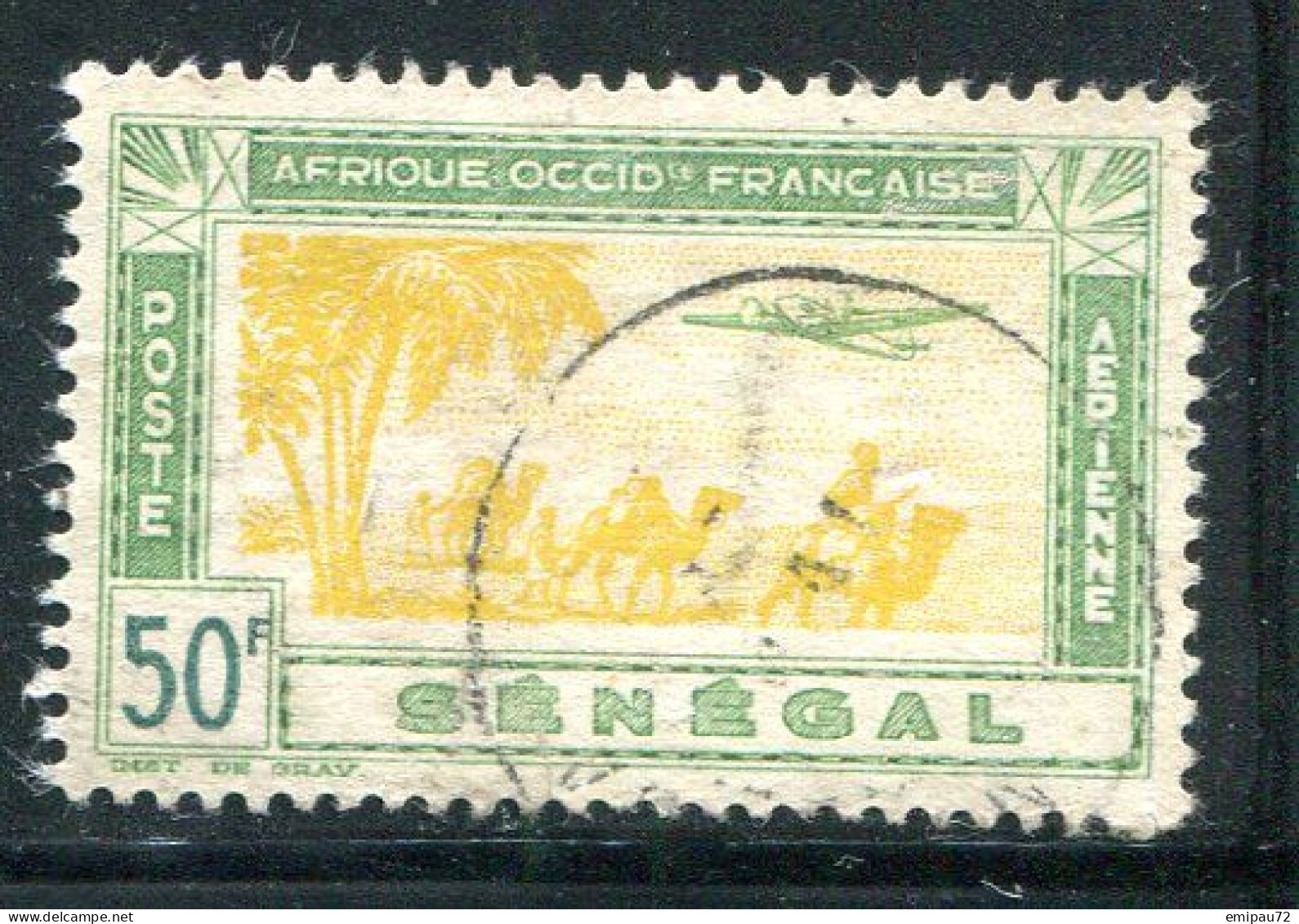SENEGAL- P.A Y&T N°29- Oblitéré - Airmail