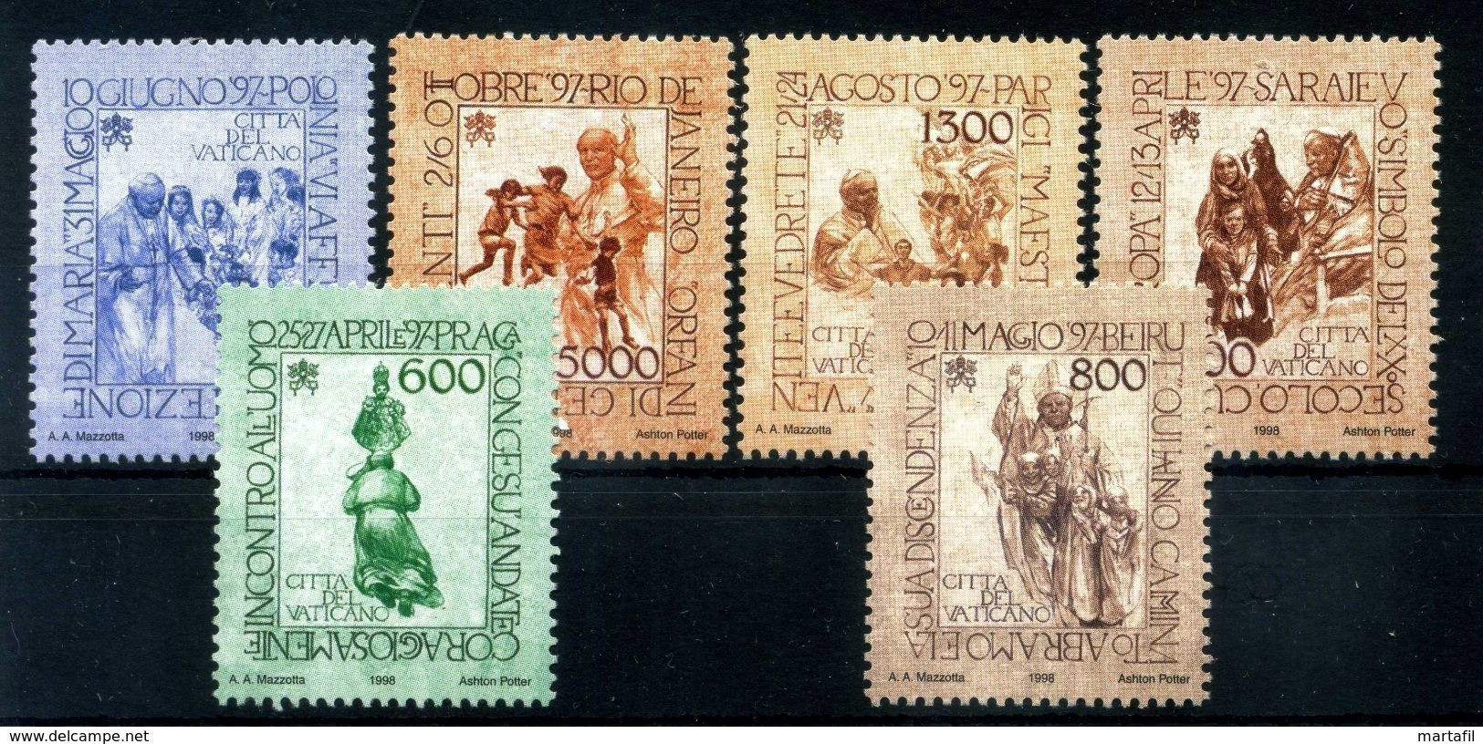 1998 VATICANO SERIE COMPLETA MNH ** - Neufs