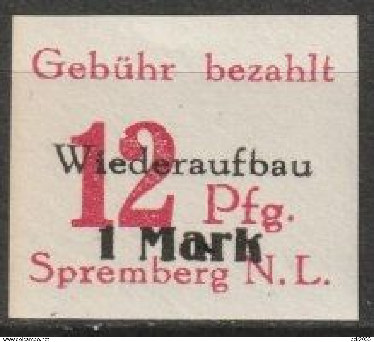 Spremberg 1946 MiNr.18 B ** Postfrisch Wiederaufbau ( B 1409) Günstige Versandkosten - Neufs