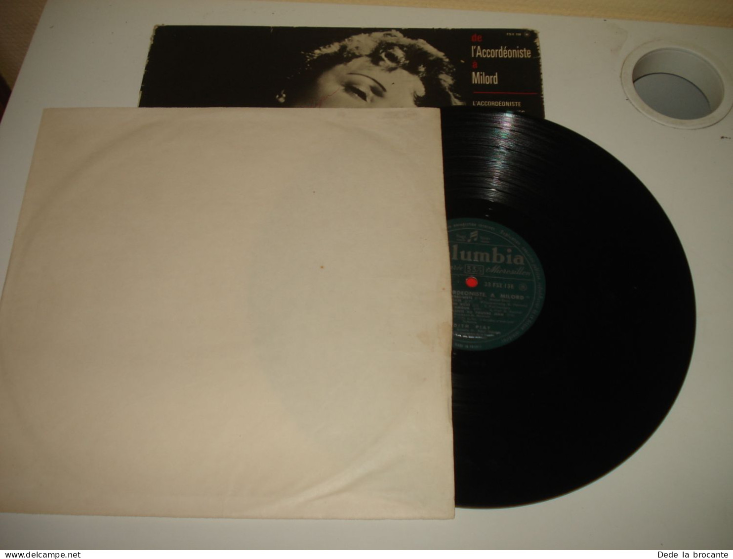 B12 / Edith Piaf – L'inoubliable Piaf - Columbia – FSX 138 - FR  19??  VG+/G - Disco & Pop