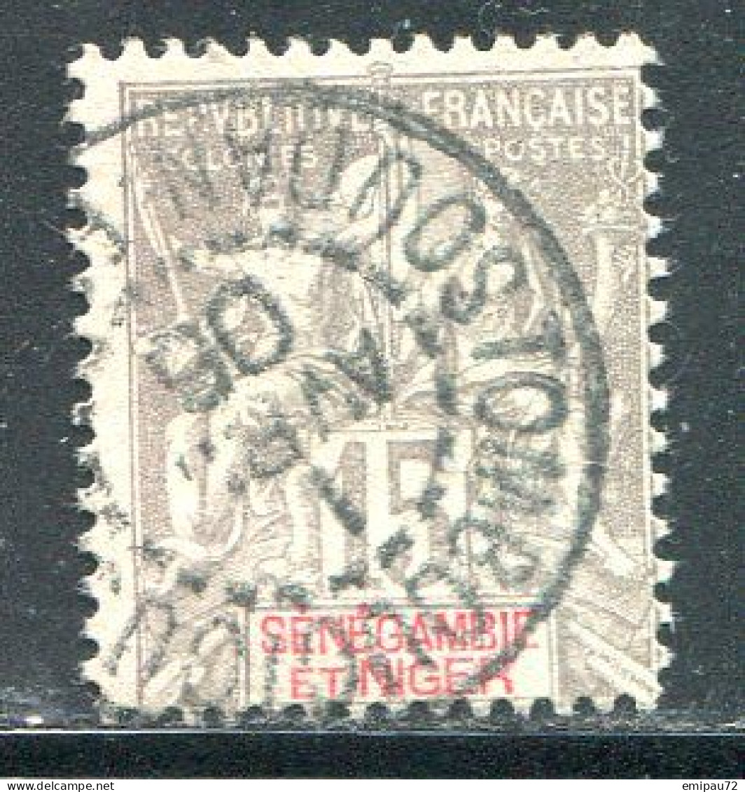 SENEGAMBIE Et NIGER- Y&T N°6- Oblitéré (très Belle Oblitération!!!) - Used Stamps