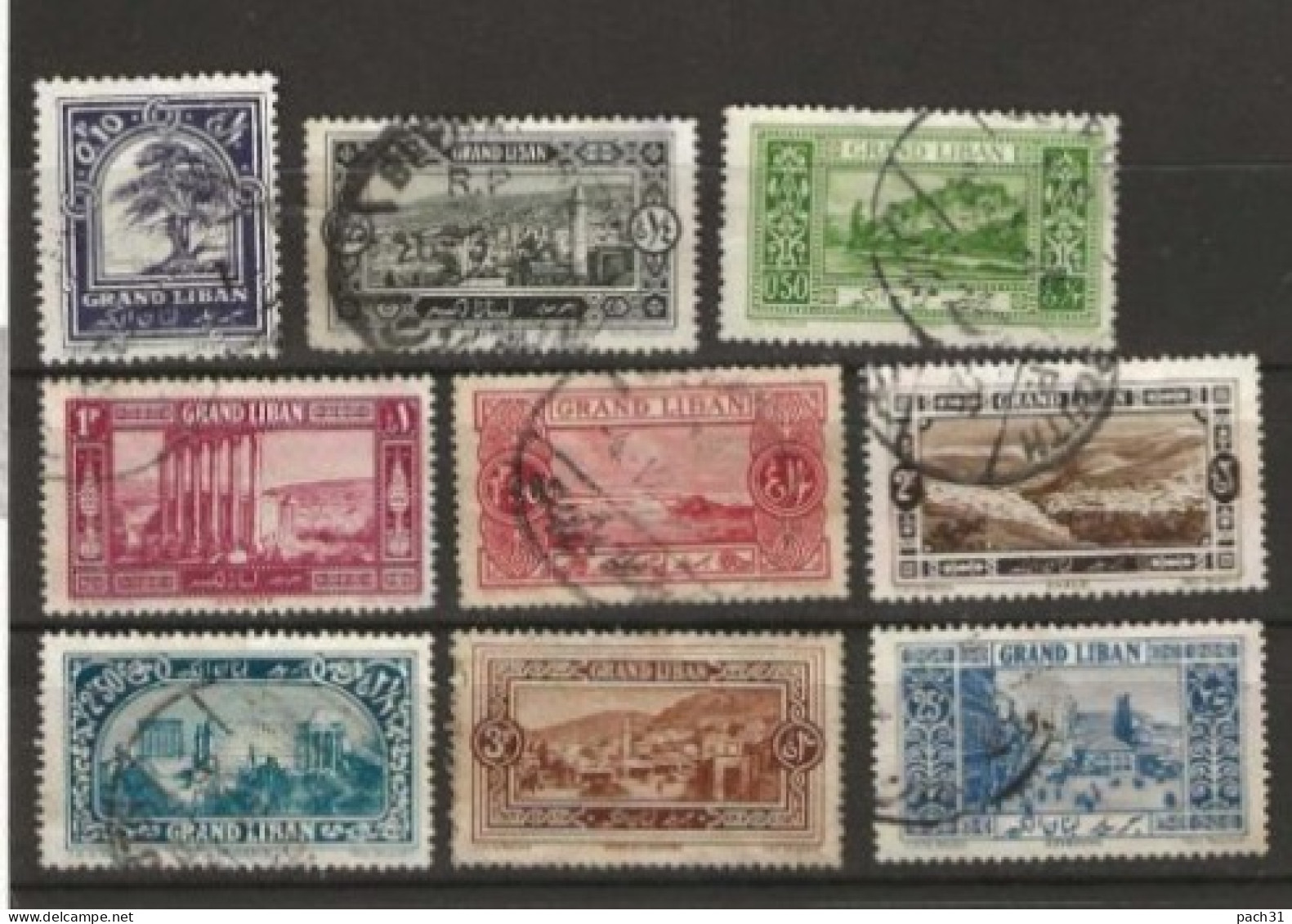 Grand Liban Lot De Timbres Neufs * Et Oblitérés - Briefe U. Dokumente