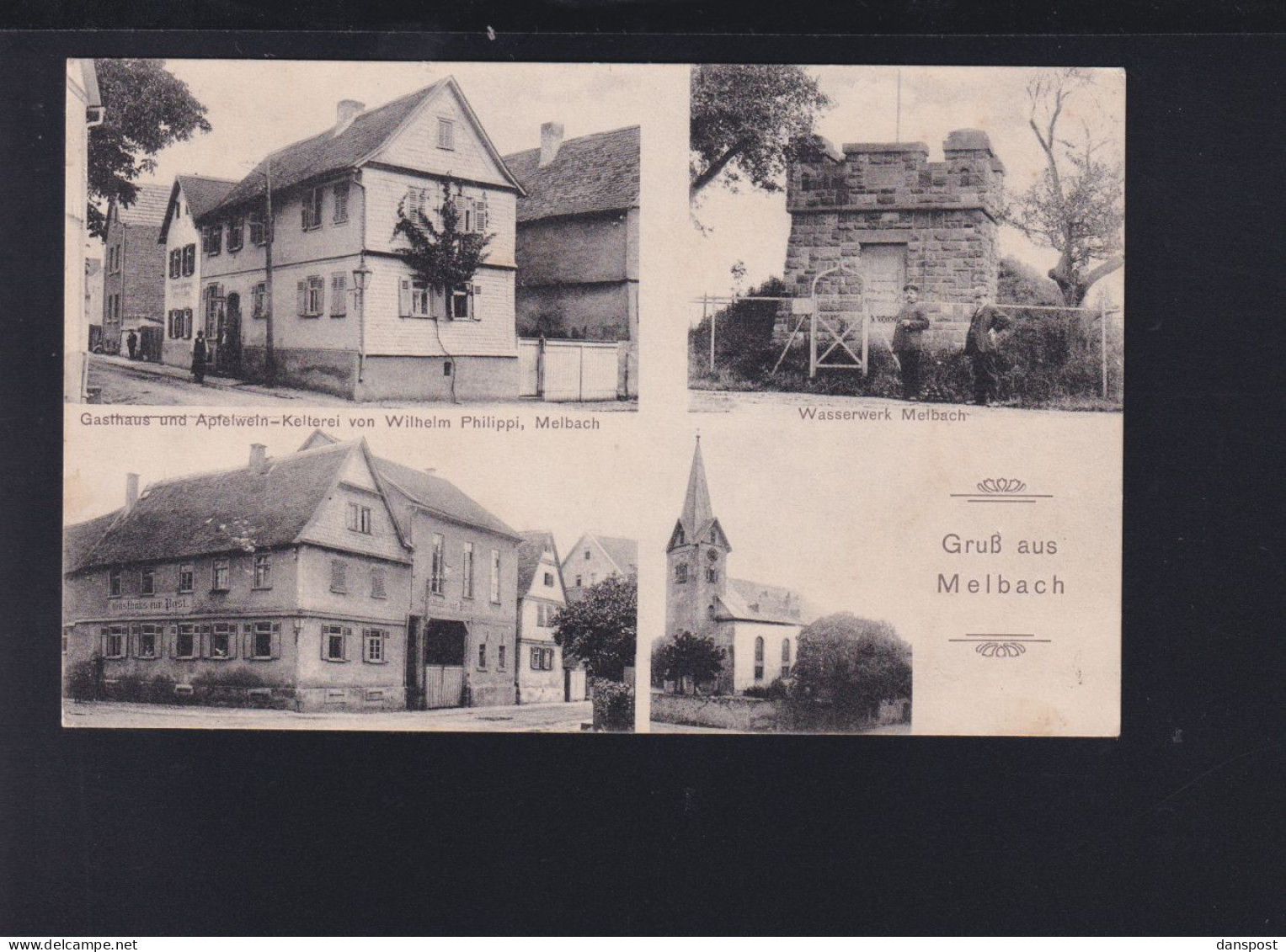 Dt. Reich AK Melbach Wölfersheim 1910 - Wetterau - Kreis