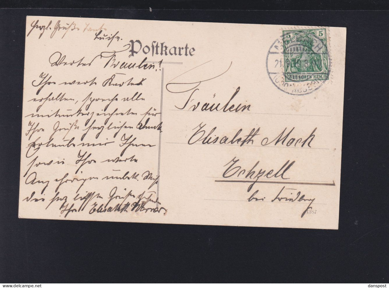 Dt. Reich AK Melbach Wölfersheim 1910 - Wetterau - Kreis