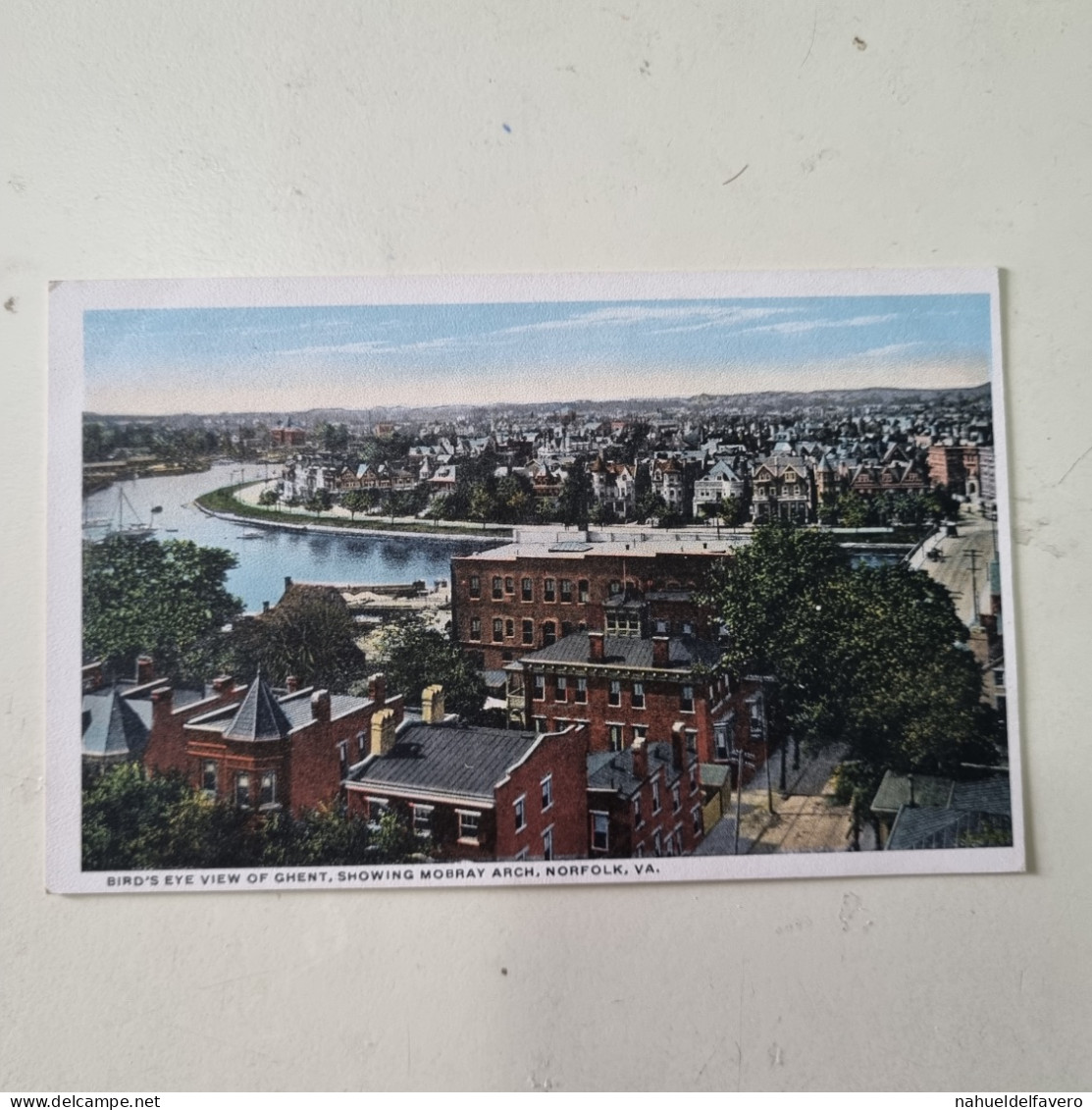 Carta Postale Non Circulèe - USA - NORFOLK, V.A.. - Bird's Eye View Of Ghent, Showing Mobray Arch - Norfolk