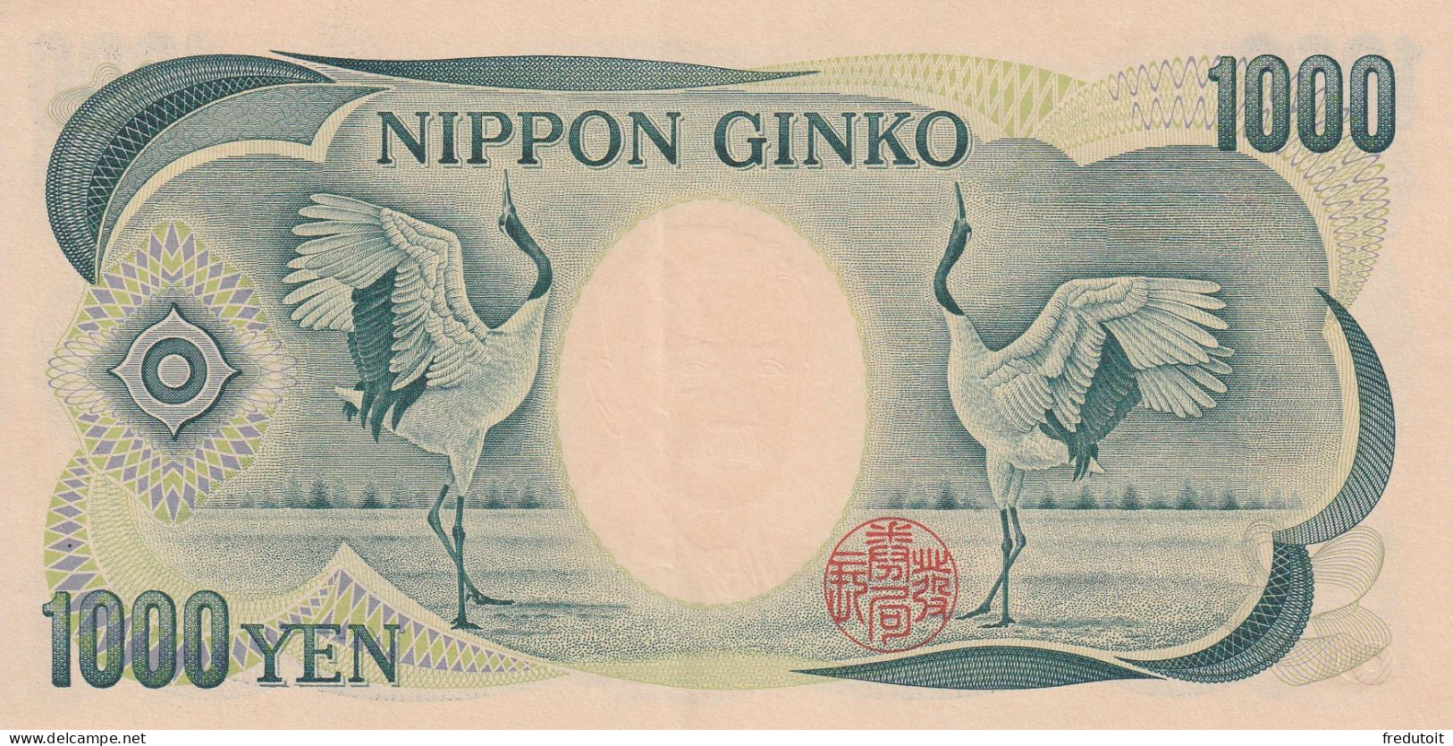 JAPON - 1000 Yen : NIPPON GINKO - - Japon