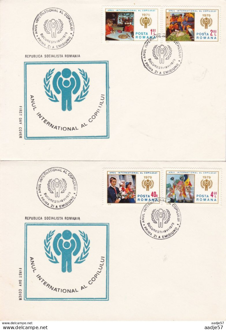 Romania Romana Roumanie FDC 18.06.1979 International Children's Year, 1979 - Briefe U. Dokumente