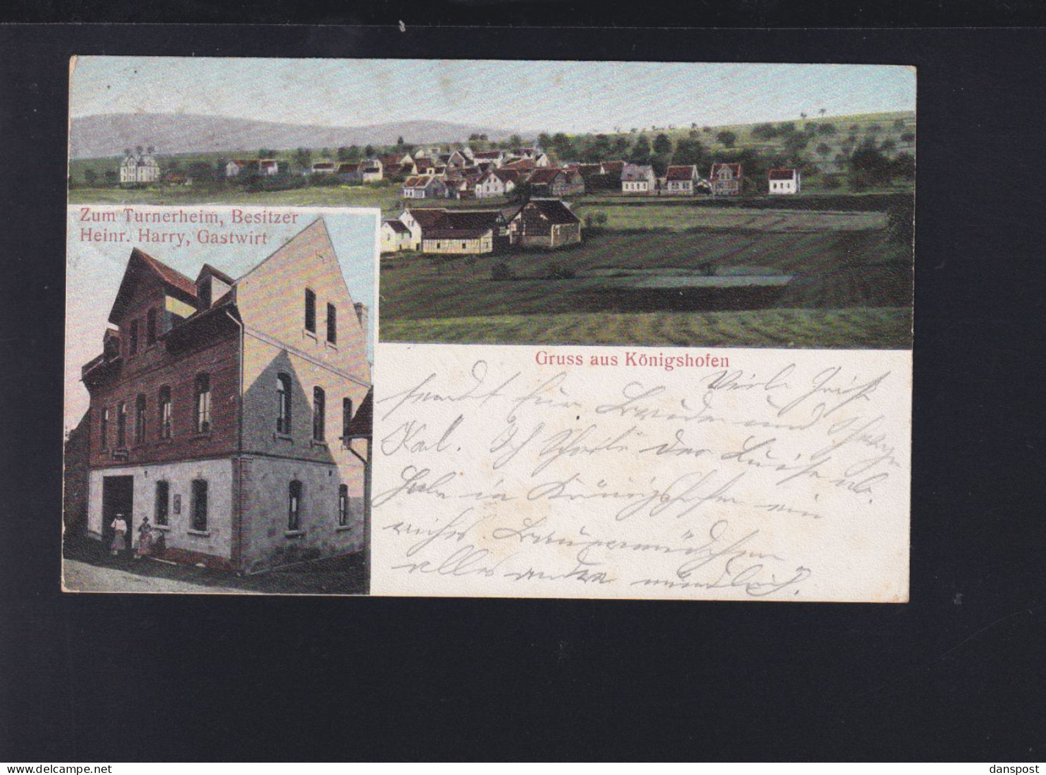 Dt. Reich AK Königshofen Niedenhausen 1905 - Taunus