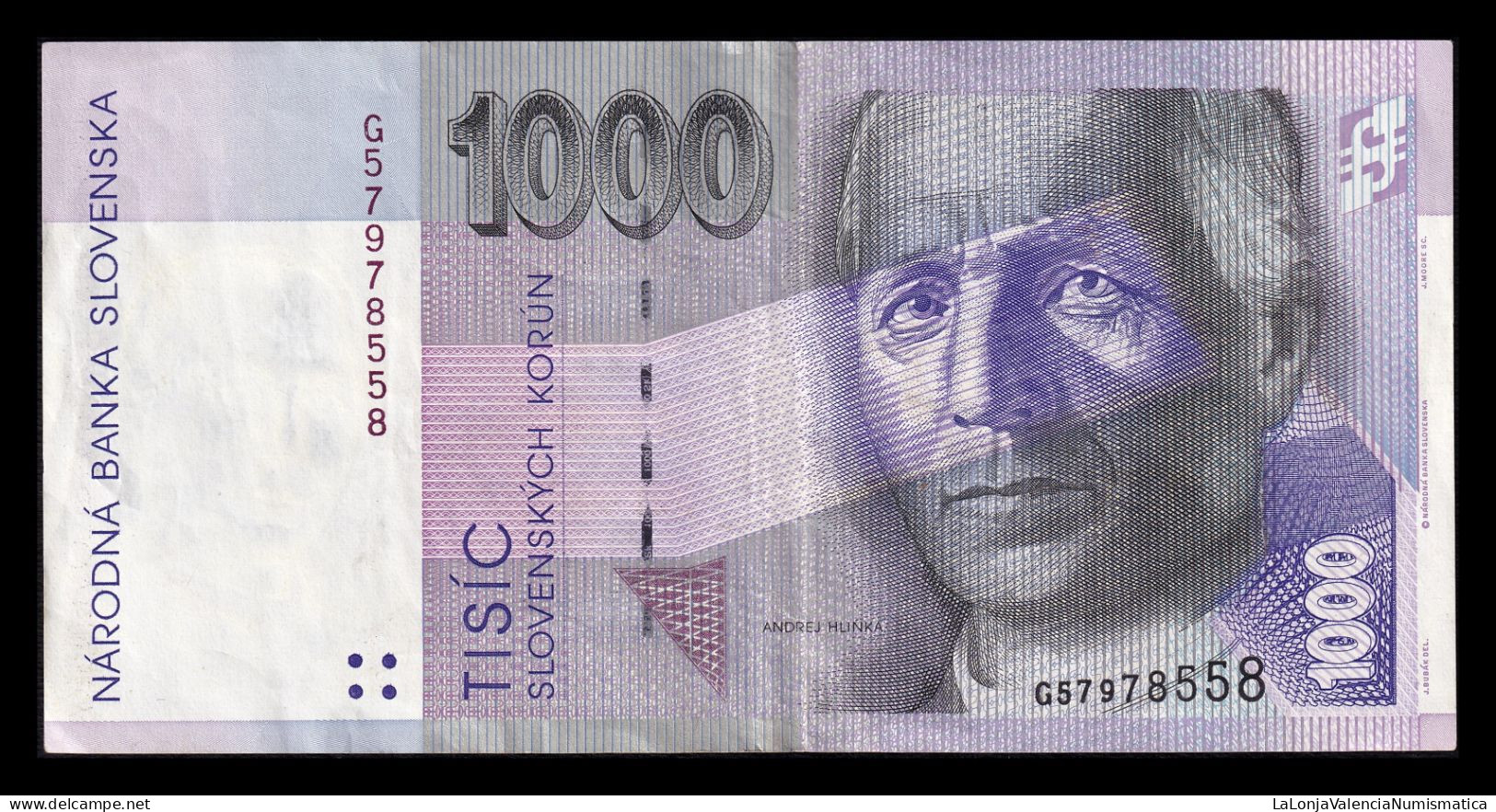 Eslovaquia Slovakia 1000 Korun 1995 Pick 24b Ebc Xf - Slovakia