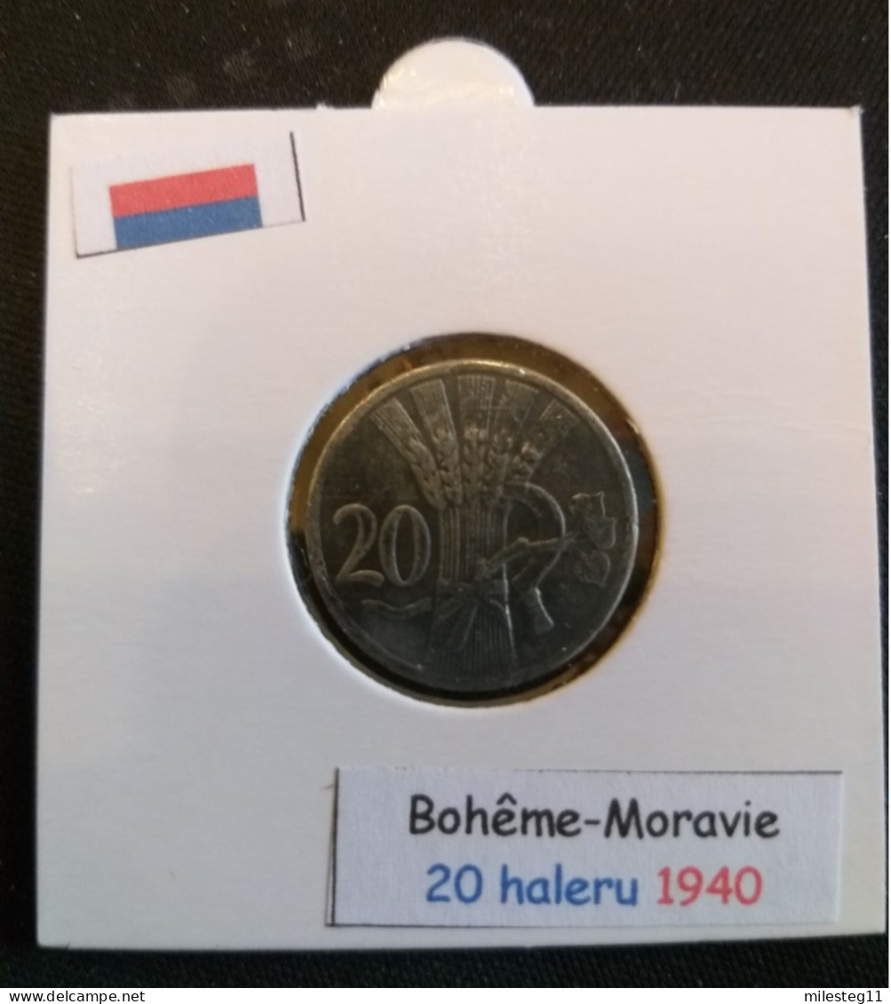 Pièce De 20 Haleru De 1940 (protectorat De Bohême-Moravie) - Tchéquie