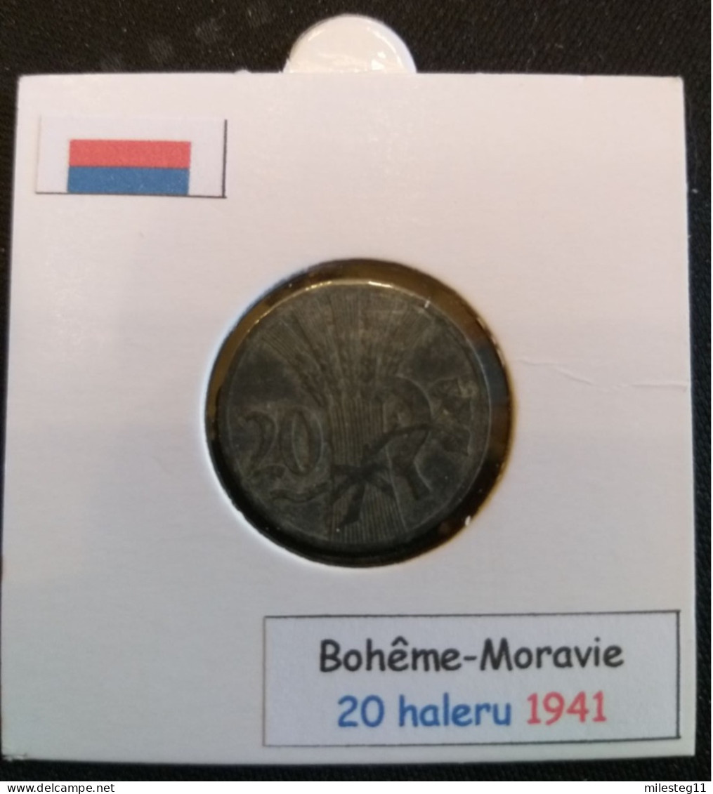 Pièce De 20 Haleru De 1941 (protectorat De Bohême-Moravie) - Repubblica Ceca