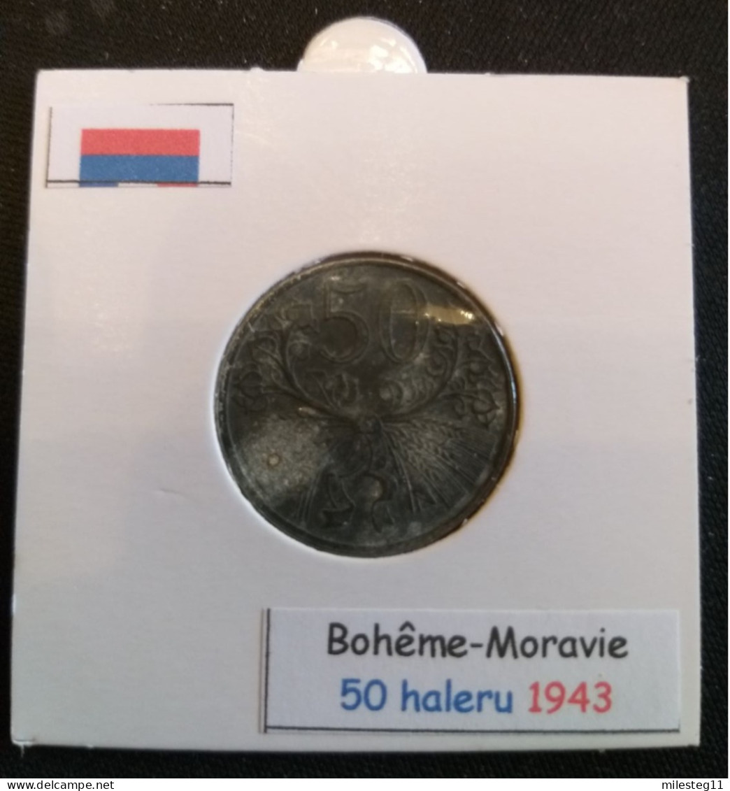 Pièce De 50 Haleru De 1943 (protectorat De Bohême-Moravie) - Tsjechië