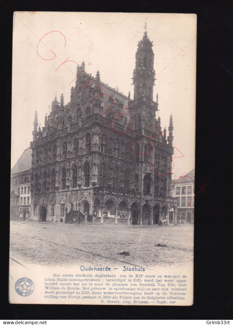 Oudenaerde - Stadhuis - Postkaart - Oudenaarde