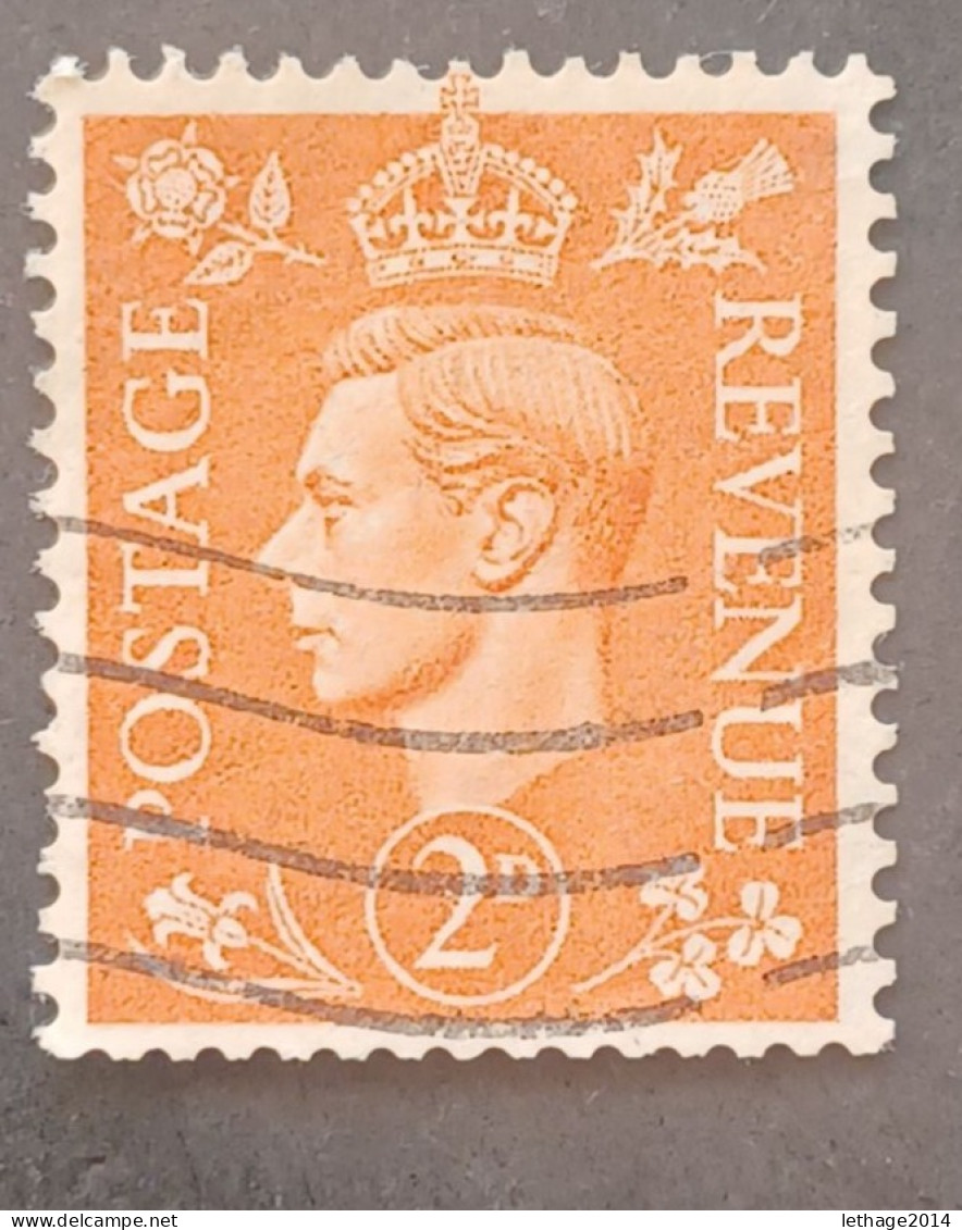 ENGLAND BRITISH 1950 KING GEORGE VI CAT UNIF N 253R WMK 18 ERROR INVERTED - Oblitérés