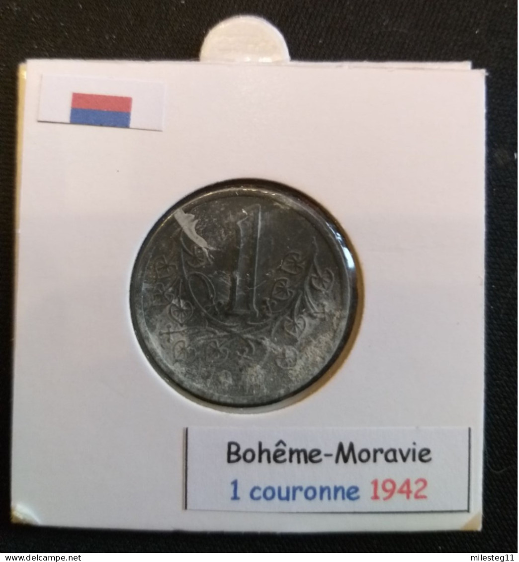 Pièce De 1 Koruna De 1942 (protectorat De Bohême-Moravie) - Tchéquie