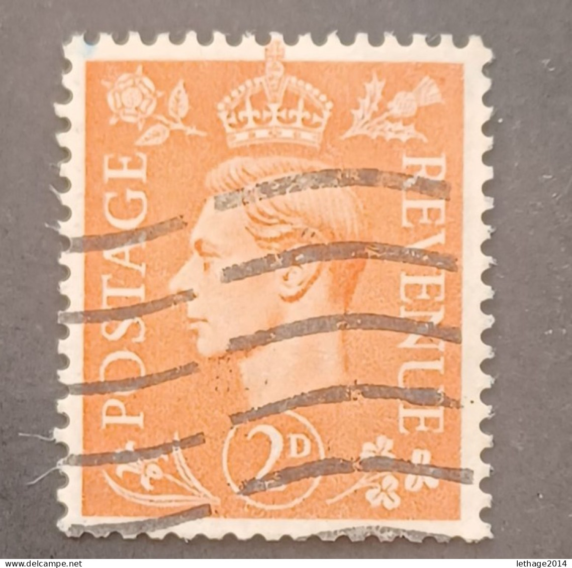 ENGLAND BRITISH 1950 KING GEORGE VI CAT UNIF N 253R WMK 18 ERROR INVERTED - Usati