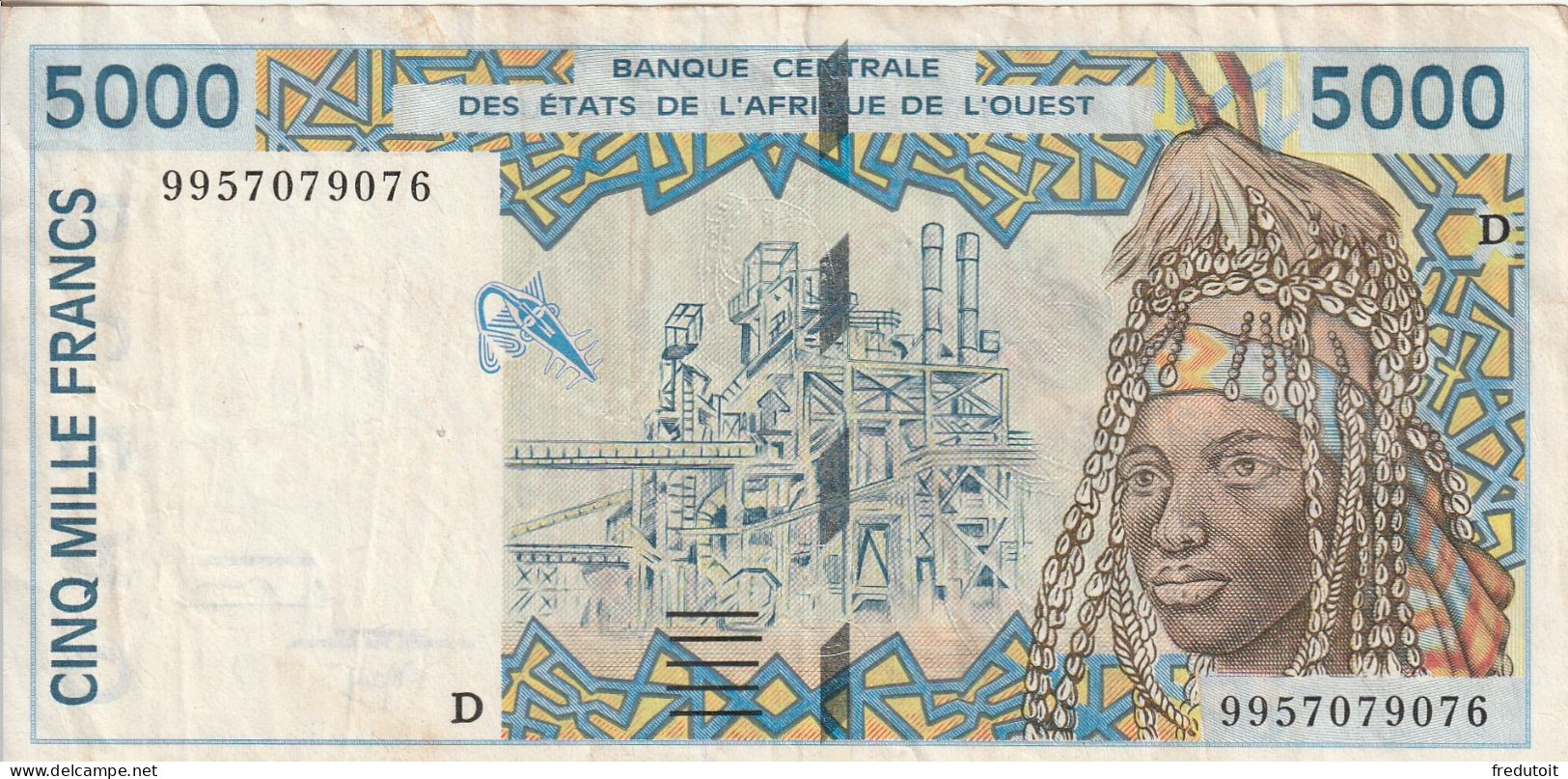 Etats D'Afrique De L'ouest - 5000 Francs  1999 "Mali" - West African States