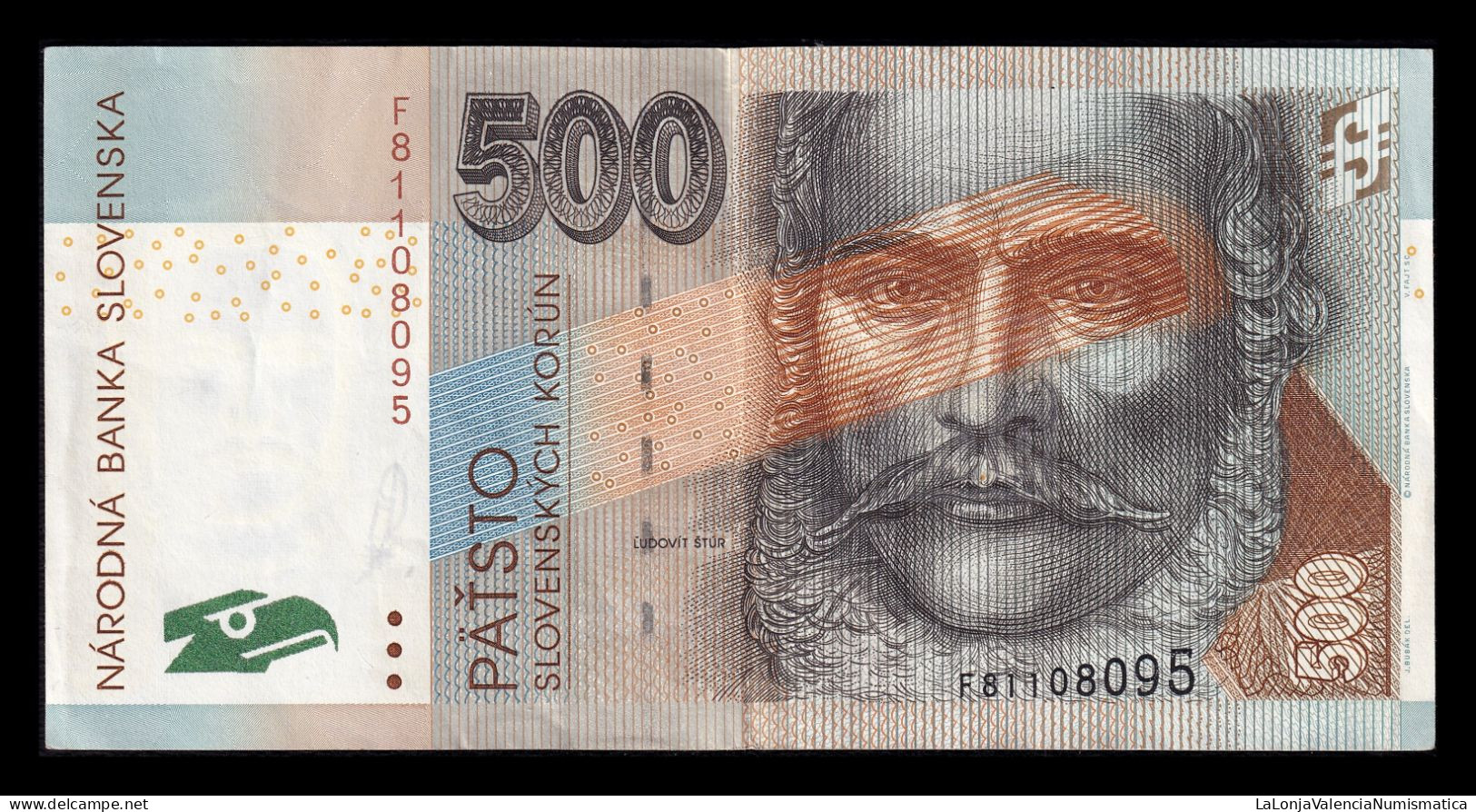 Eslovaquia Slovakia 500 Korun 2000 Pick 31 Ebc Xf - Slovakia