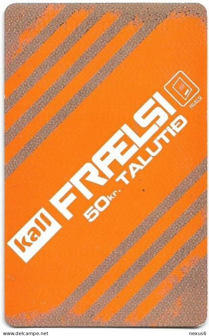 Faroe - Kall - Frælsi, Exp.01.2009, PIN Xxxx Xxxx Xxxx, GSM Refill 50Kr, Used - Färöer I.