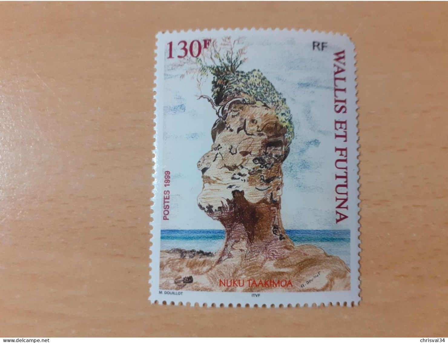 TIMBRE  WALLIS-ET-FUTUNA      N  529   COTE  3,70  EUROS   NEUF  SANS   CHARNIERE - Unused Stamps