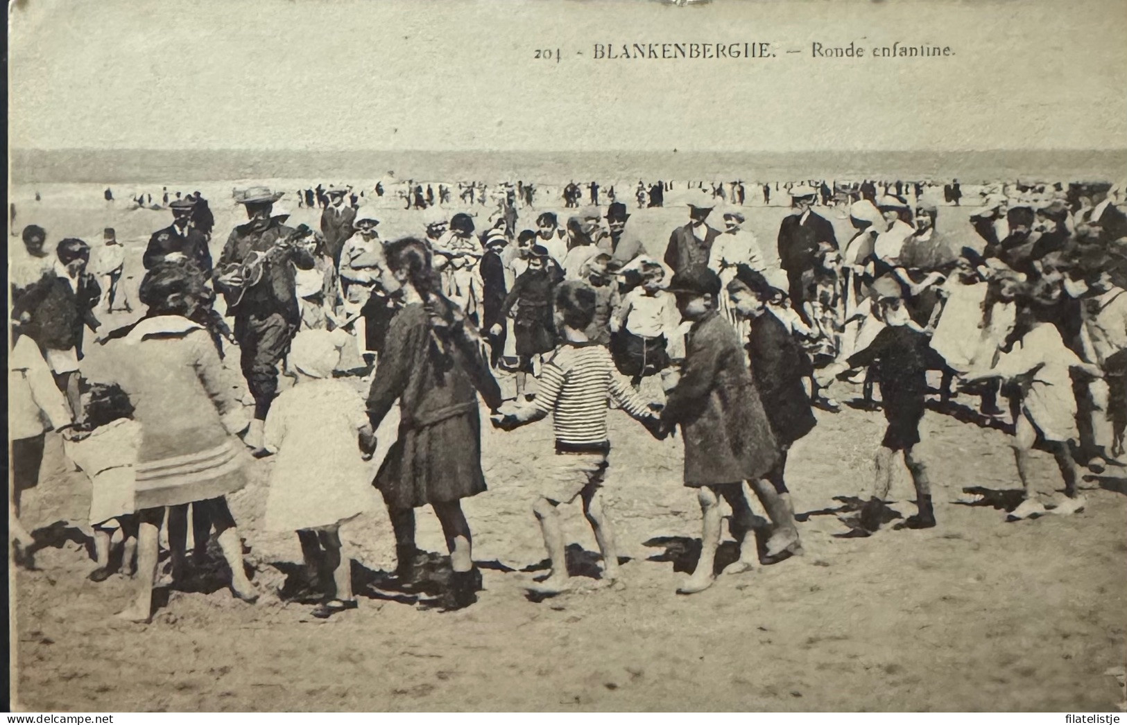 Blankenberge. Volksdansen Op Het Strand - Blankenberge