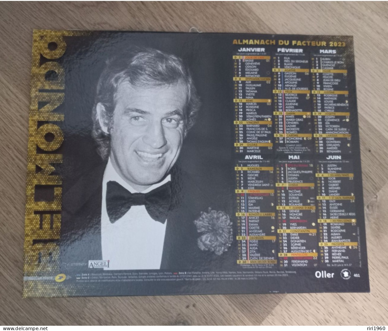 Almanach Johnny Hallyday.jean Paul Belmondo - Grand Format : 2001-...