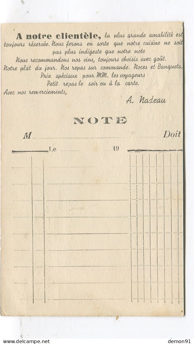 CARTE PHOTO - CHARROUX ? - Le Nouvel Hotel Et Son Annexe - Chasse - Pêche - A. NADAUD - - Charroux