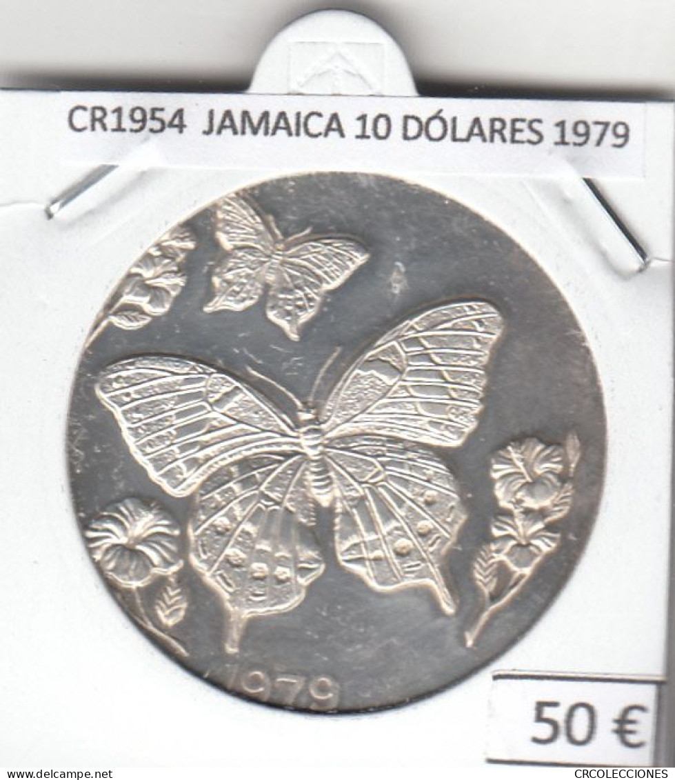 CR1954 MONEDA JAMAICA 10 DÓLARES 1979 PLATA - Jamaica