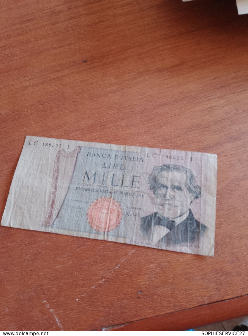 BILLET 1000 LIRE  1975 / VERDI - 1000 Liras