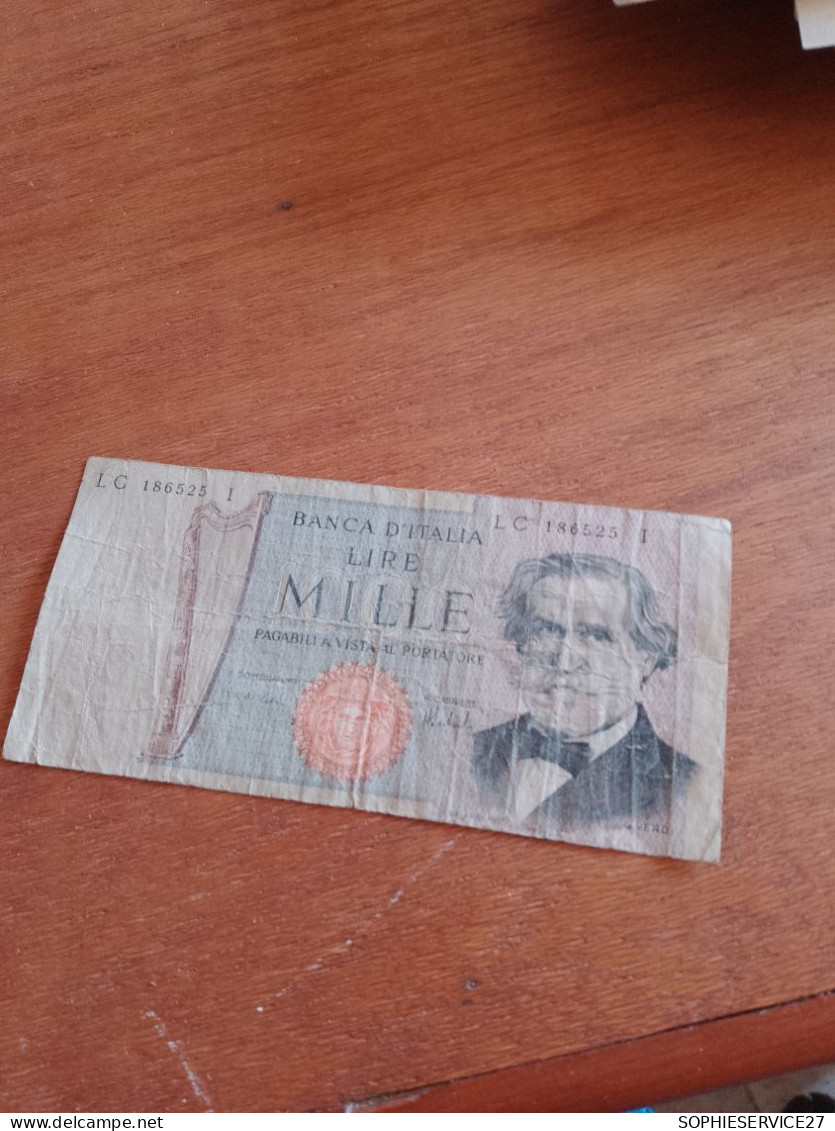 BILLET 1000 LIRE  1975 / VERDI - 1.000 Lire