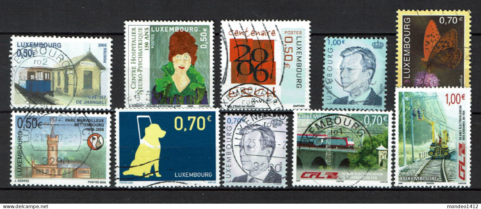 Luxembourg - Luxemburg - Timbres Oblitérés, Different Stamps 3 - Collections