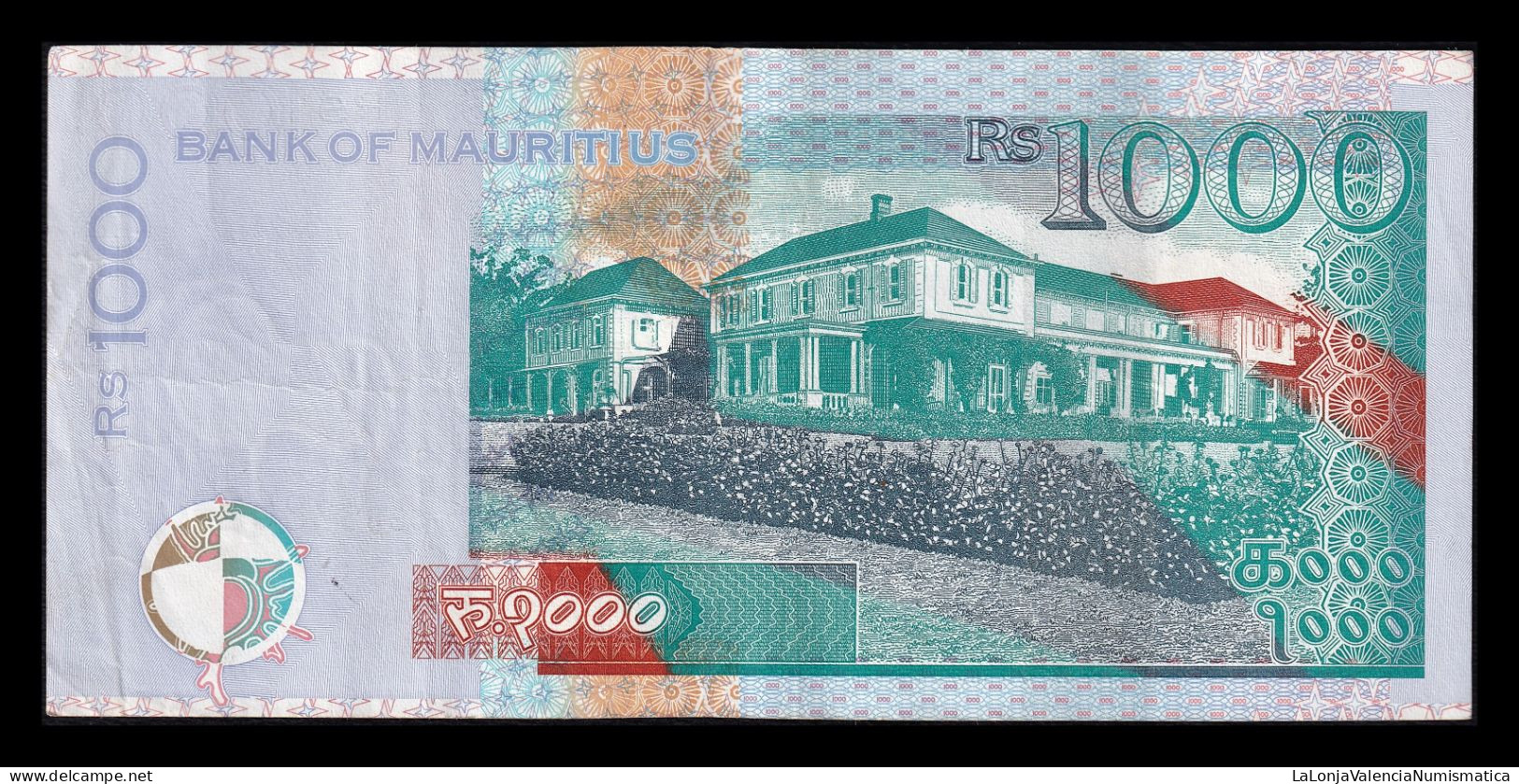 Mauricio Mauritius 1000 Rupees 2020 Pick 63e Mbc/Ebc Vf/Xf - Mauricio