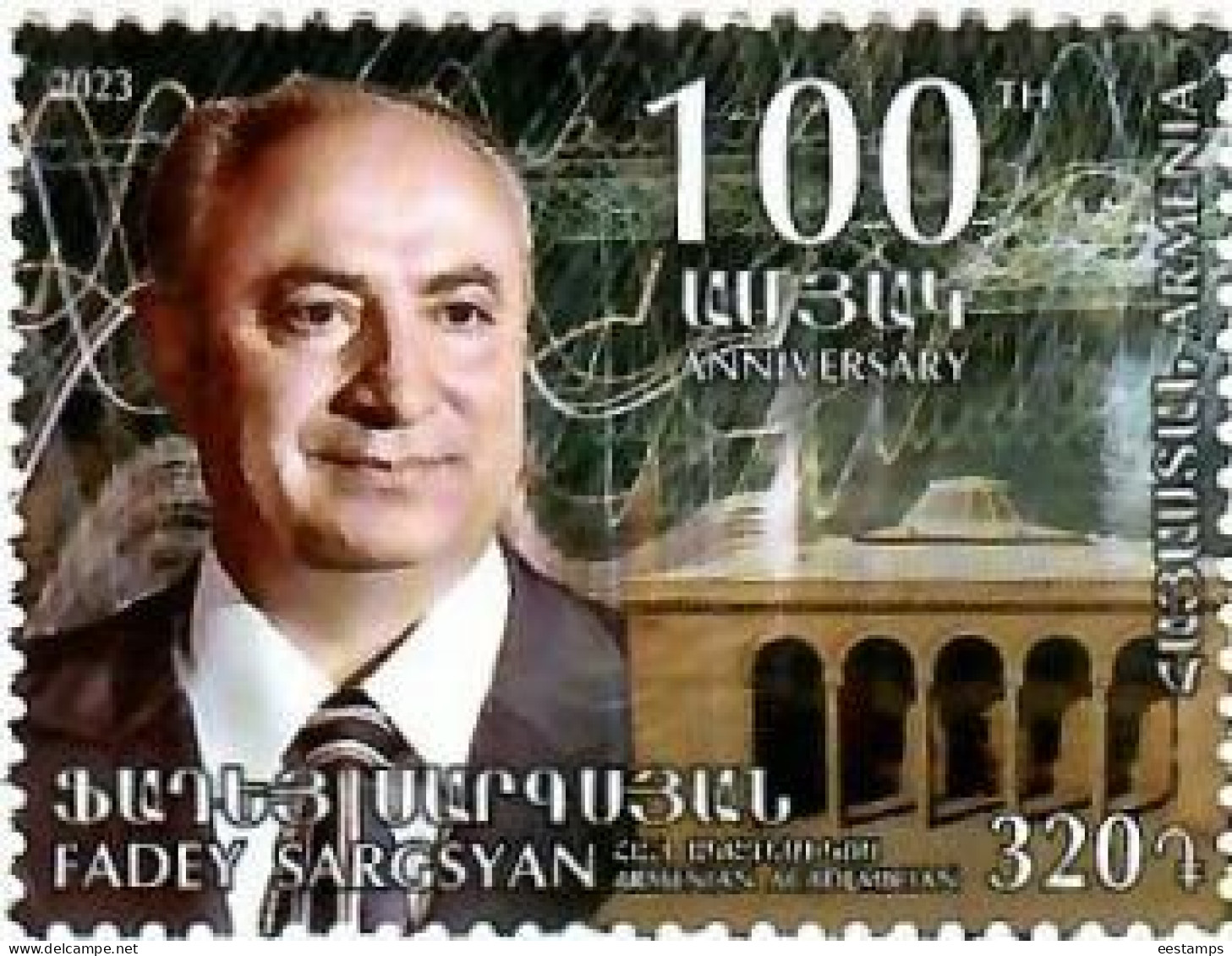 Armenia 2023 . 100th Anniversary Of Academician Fadey Sargsyan . 1v - Armenien