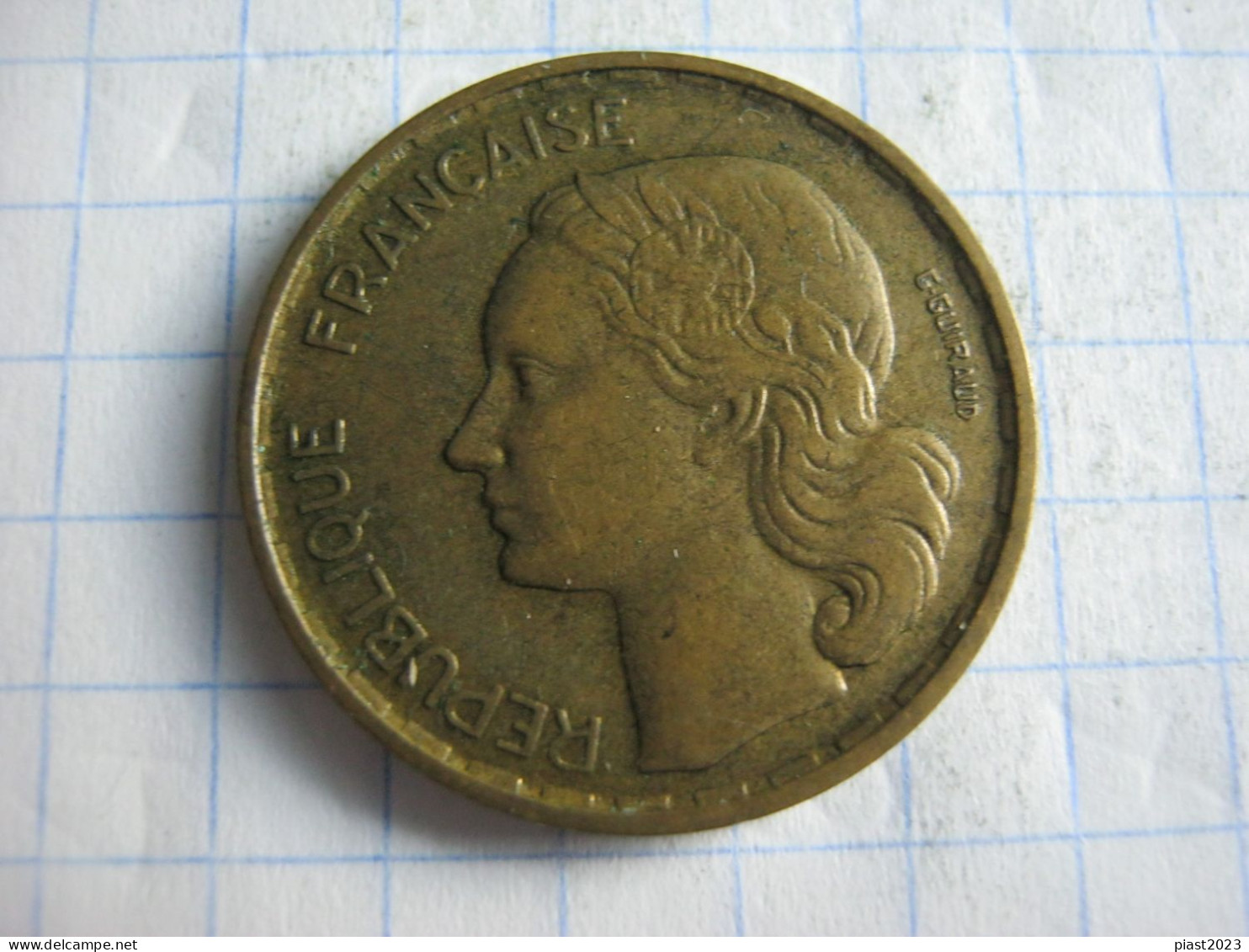 France 20 Francs 1951 ( G Guiraud ) 4 Feathers - 20 Francs