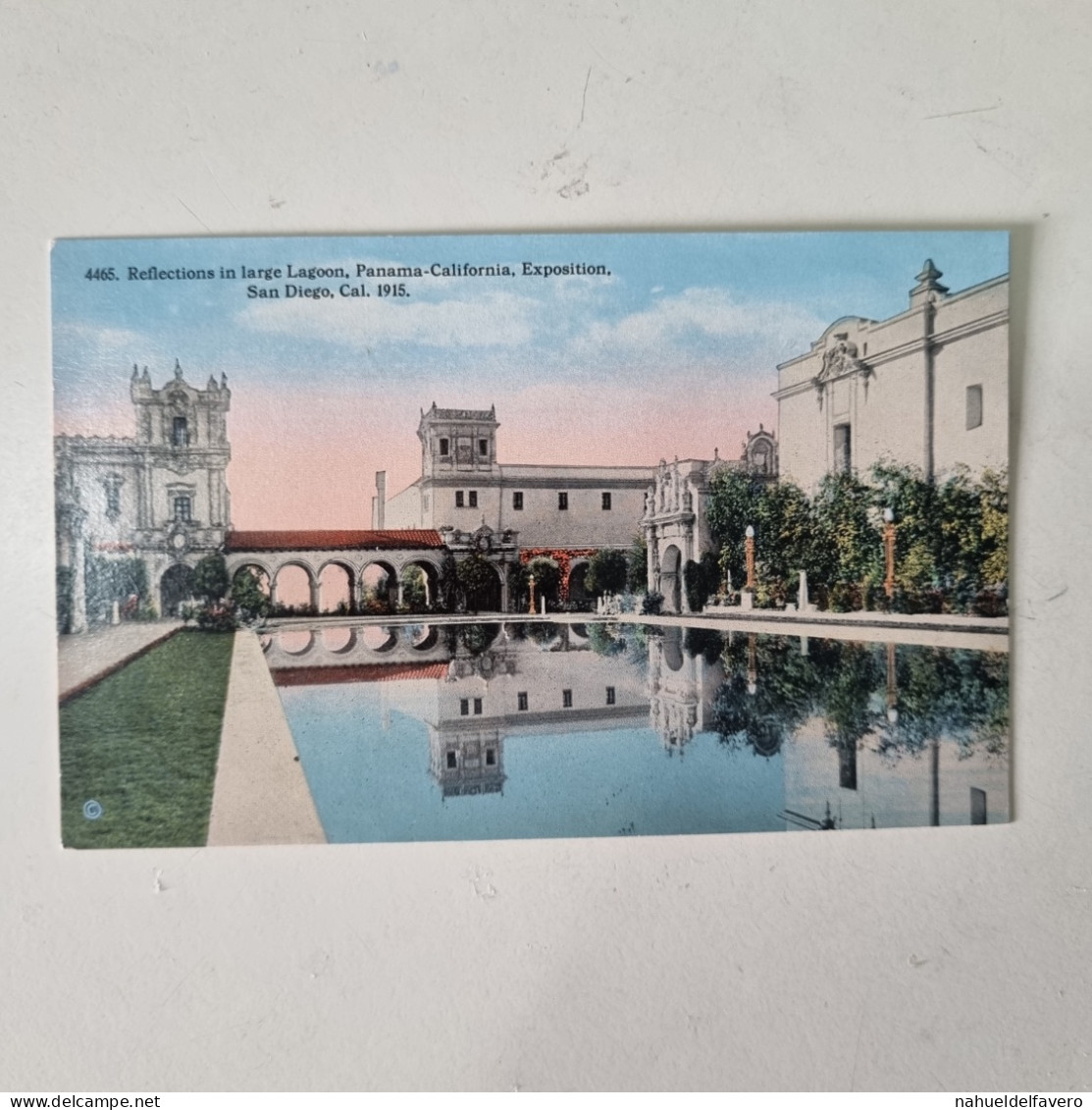 Carta Postale Non Circulèe - SAN DIEGO - REFLECTION IN LARGE LAGOON - PANAMA-CALIFORNIA EXPO 1915 - San Diego