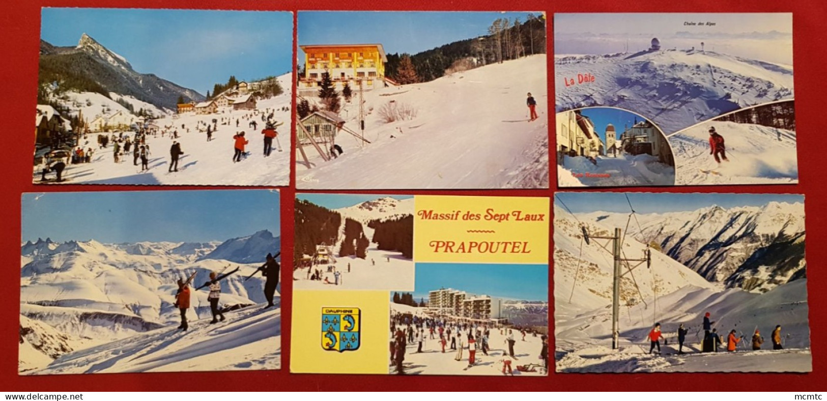 11 Cartes - Sport D'Hiver - Ski - Skis - Skieurs - Skieur - Neige -  Montagne , Montagnes - Wintersport