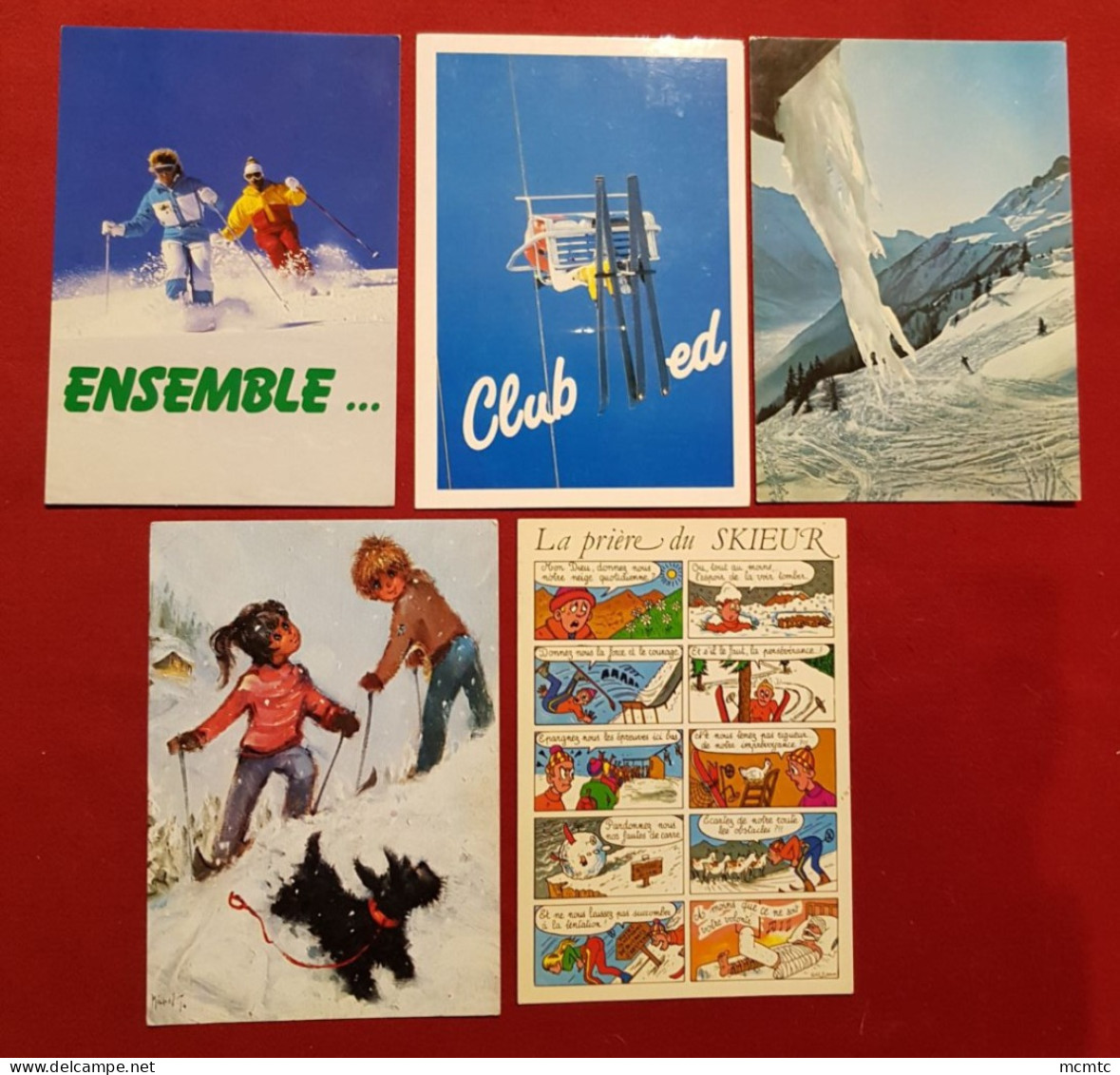 11 Cartes - Sport D'Hiver - Ski - Skis - Skieurs - Skieur - Neige -  Montagne , Montagnes - Winter Sports