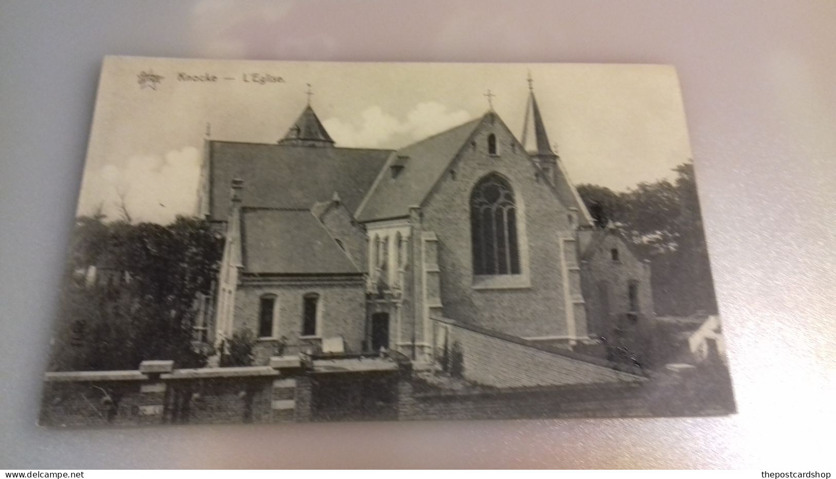 BELGIUM WEST FLANDERS KNOCKE S/Mer Knokke - Knocke - L'Eglise Vue De L'Avenue Lippens UNUSED - Knokke