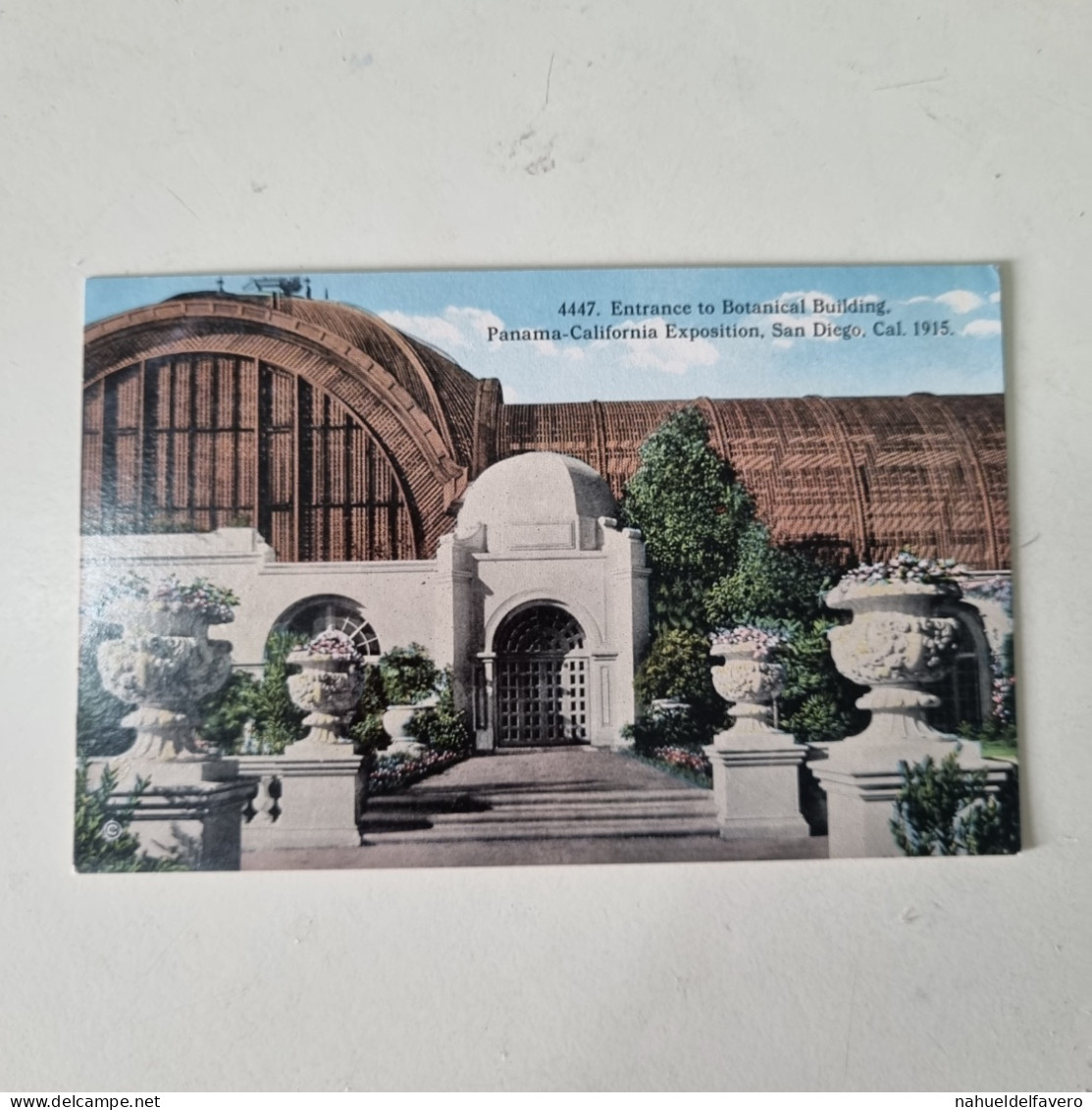 Carta Postale Non Circulèe - SAN DIEGO - ENTRANCE TO BOTANICAL BUILDING -  PANAMA-CALIFORNIA EXPO 1915 - San Diego