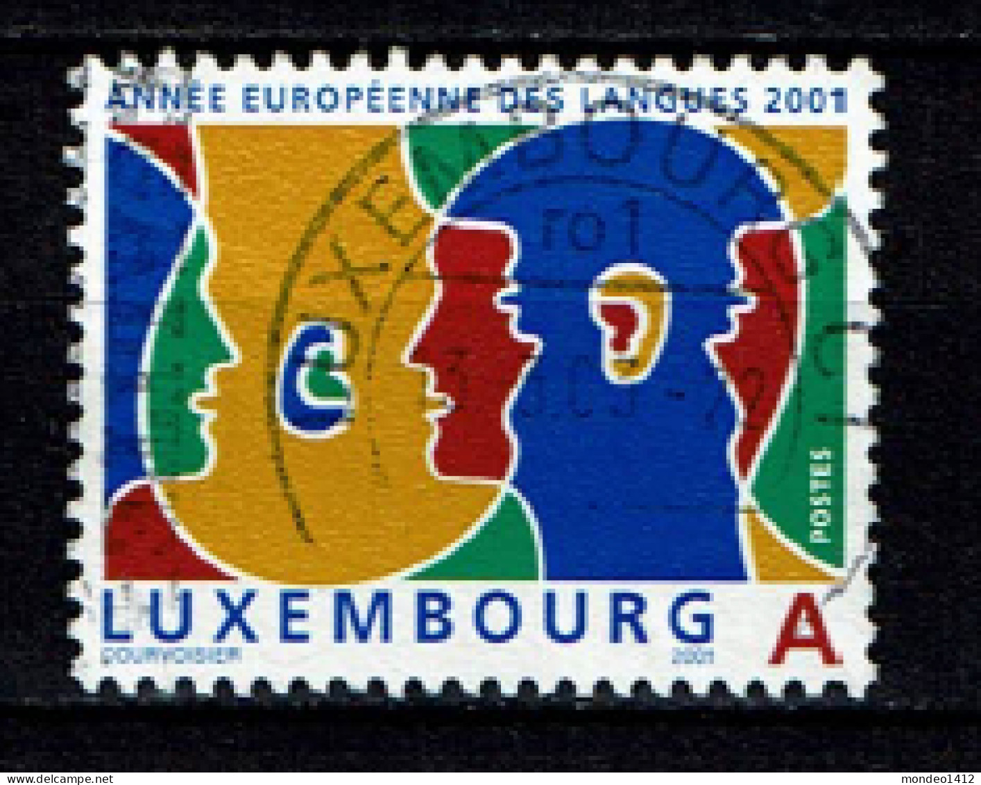 Luxembourg 2001 - YT 1492 - European Year Of Languages - Oblitérés