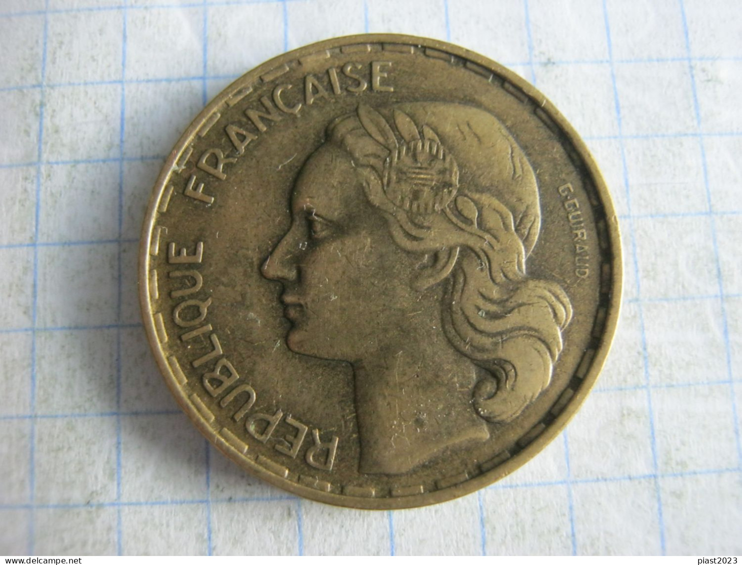 France 50 Francs 1953 B ( G Guiraud ) 4 Feathers - 50 Francs