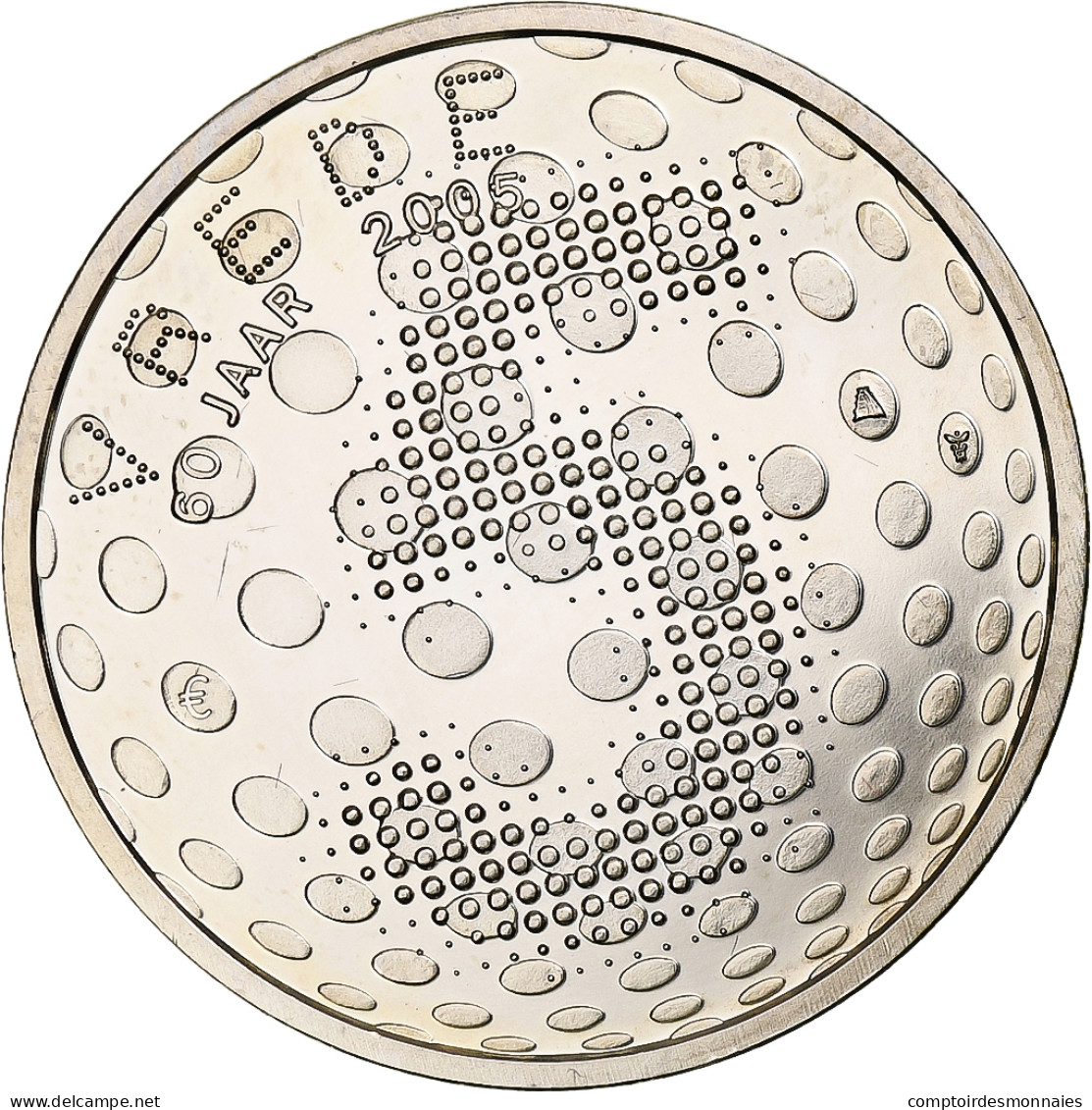Pays-Bas, 5 Euro, 60th Anniversary Of Liberation, 2005, Utrecht, SPL, Argent - Pays-Bas