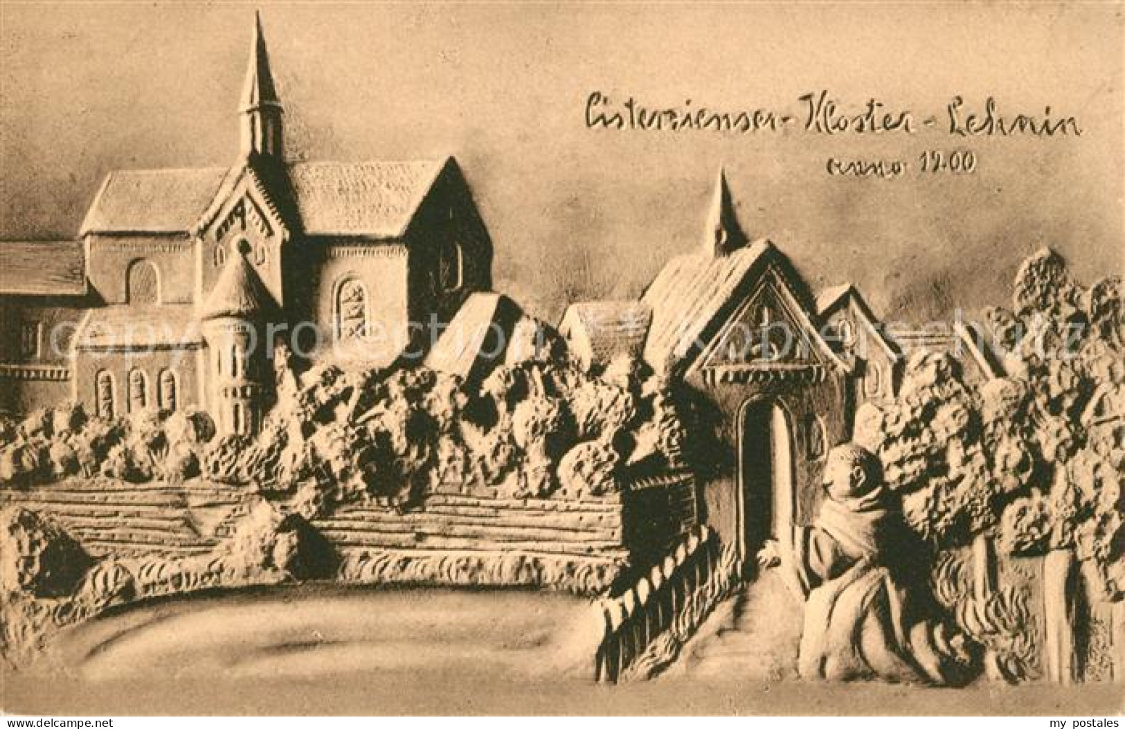 43113890 Kloster Lehnin Zisterzienserkloster Lehnin Anno 1900 Kuenstlerkarte Klo - Lehnin