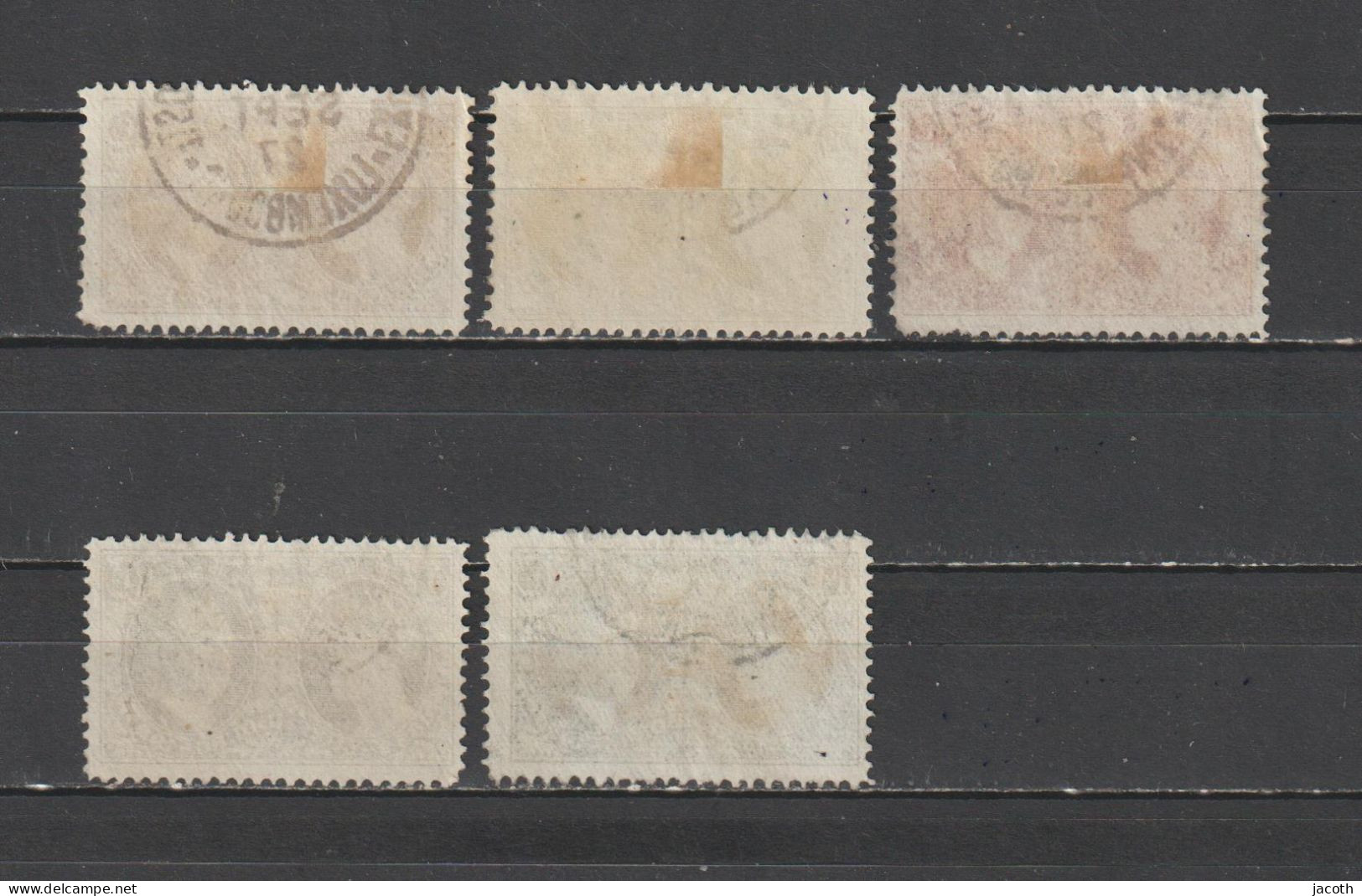 (TJ) Luxembourg 1927 - YT 187/91 (gest./obl./used) - Used Stamps