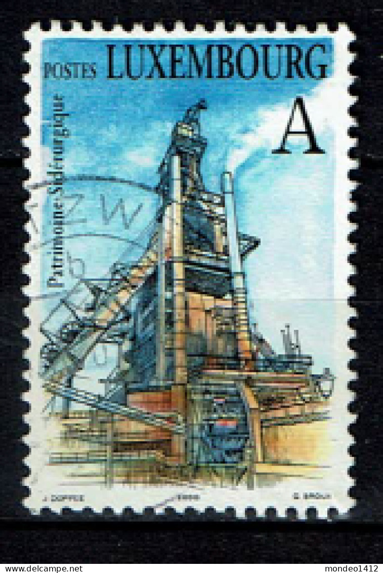 Luxembourg 2000 - YT 1464 - Steel Industry, Patrimoine Sidérurgique - Un Haut Fourneau - Used Stamps