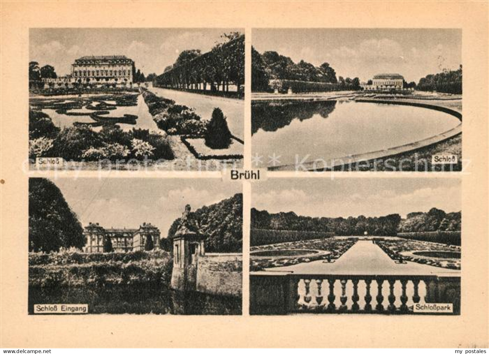 43113327 Bruehl Rheinland Schloss Eingang Schlosspark Bruehl - Bruehl