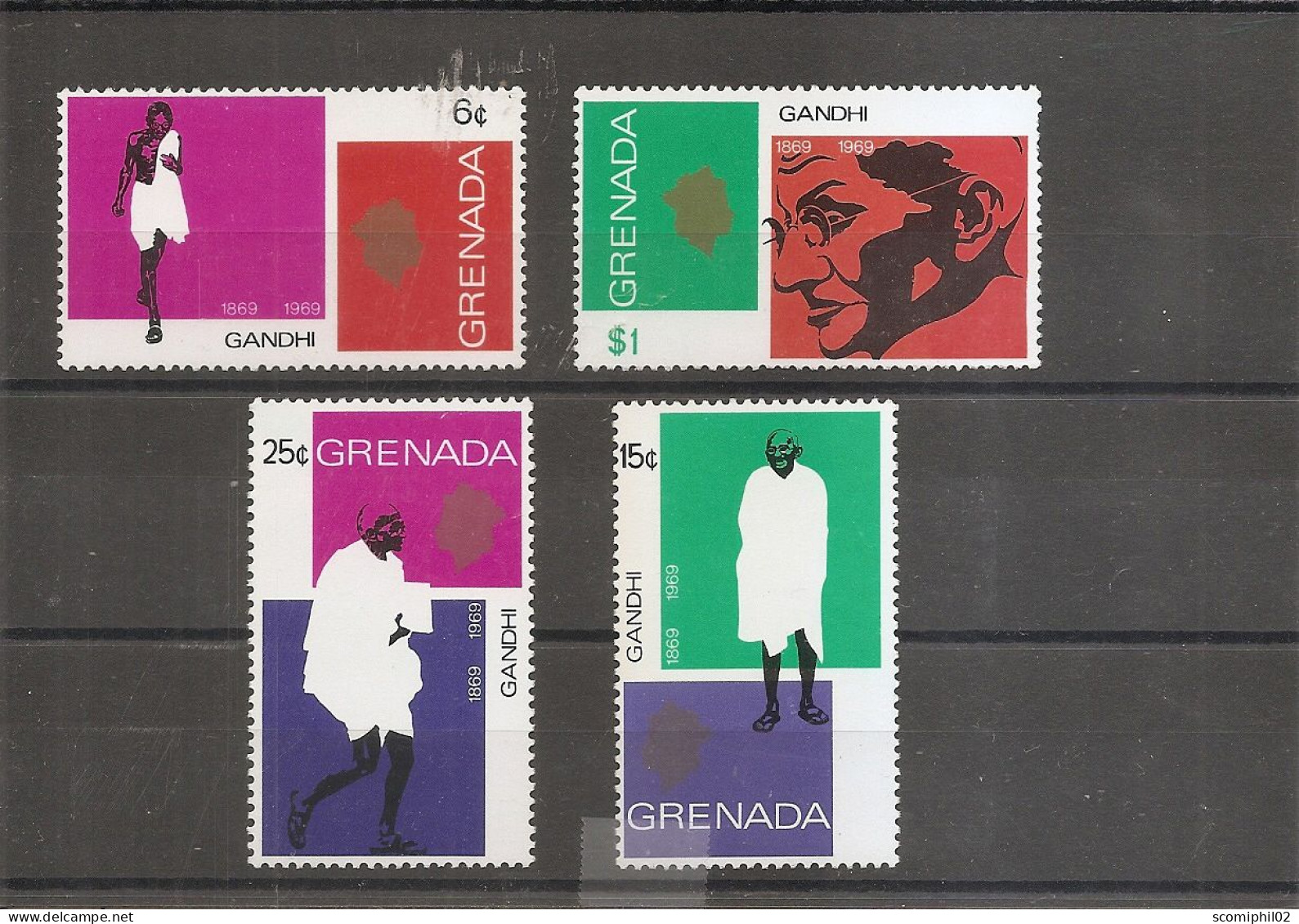 Gandhi ( 319/322 XXX -MNH - De Grenade ) - Mahatma Gandhi