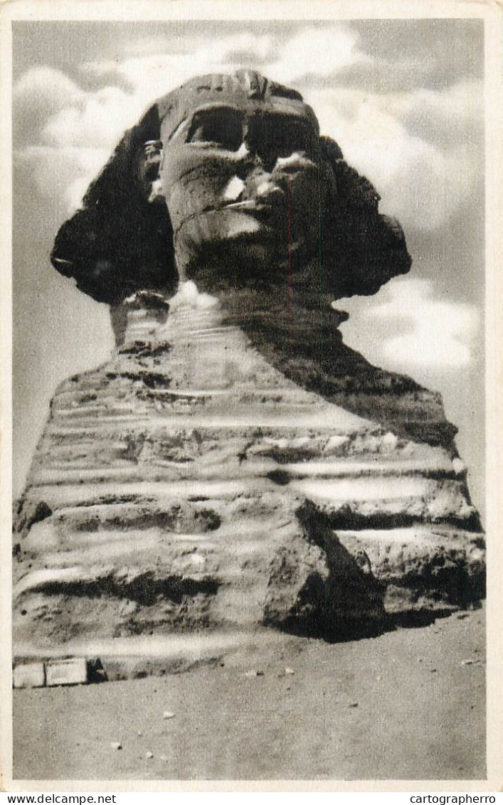 Postcard Egypt Sphinx - Sphinx